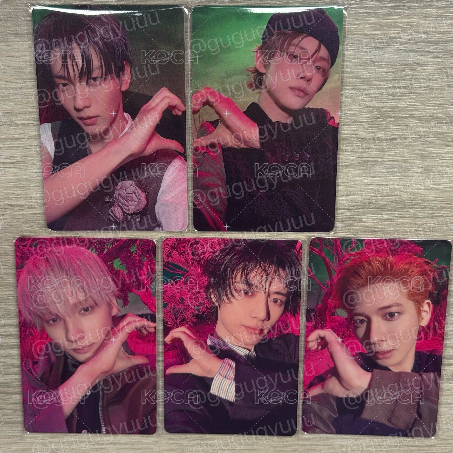 TXT 正規4集 yzy 1.0 一直娛 トレカ 5枚セツト 中華 HUENINGKAIThe Star Chapter: TOGETHER小卡】TXT 一直娛yzy 特典卡1.0