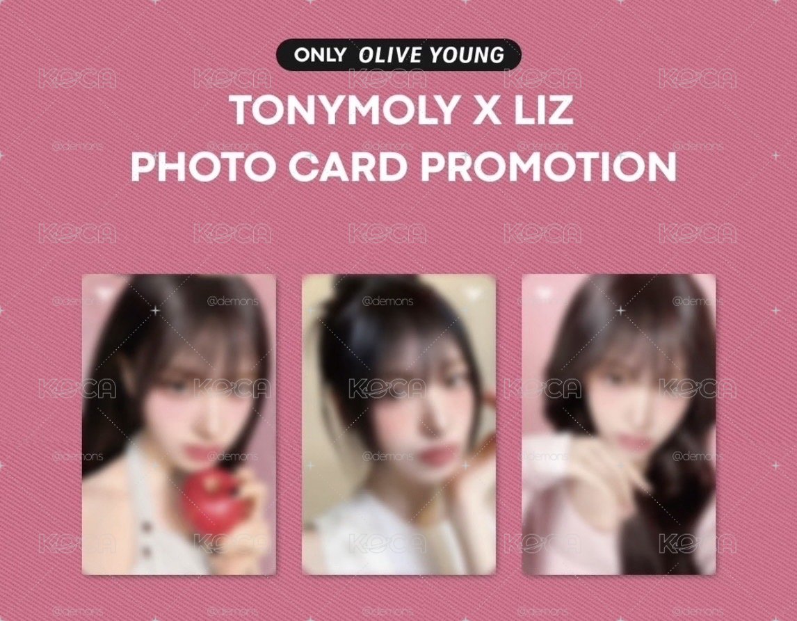 LIZ TONYMOLY 代言卡