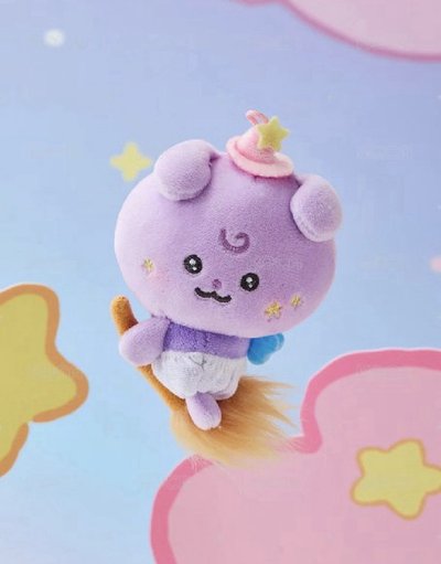 傘徽章+魔法娃+掃帚娃+豆豆眼