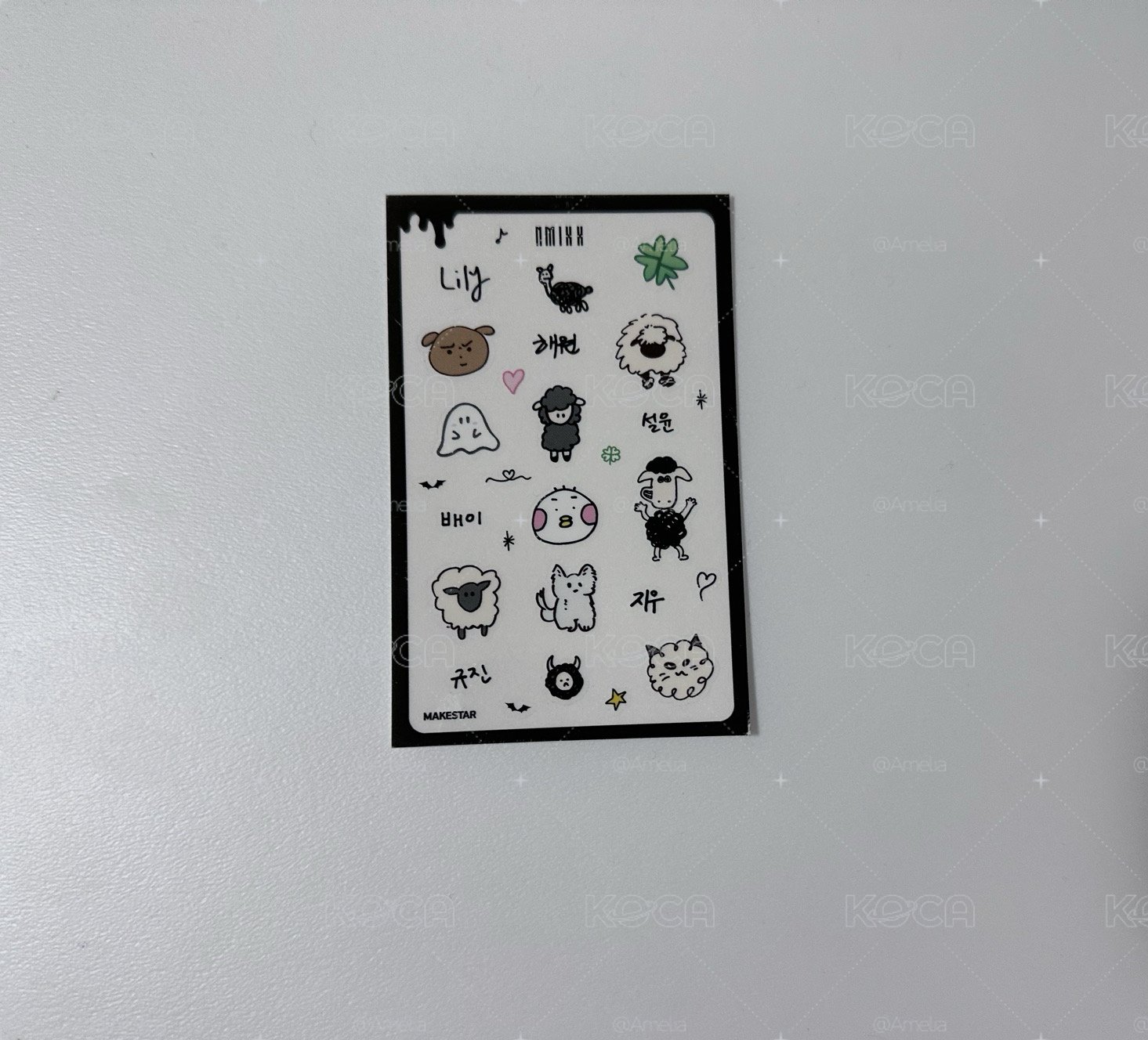 MS 簽售貼紙