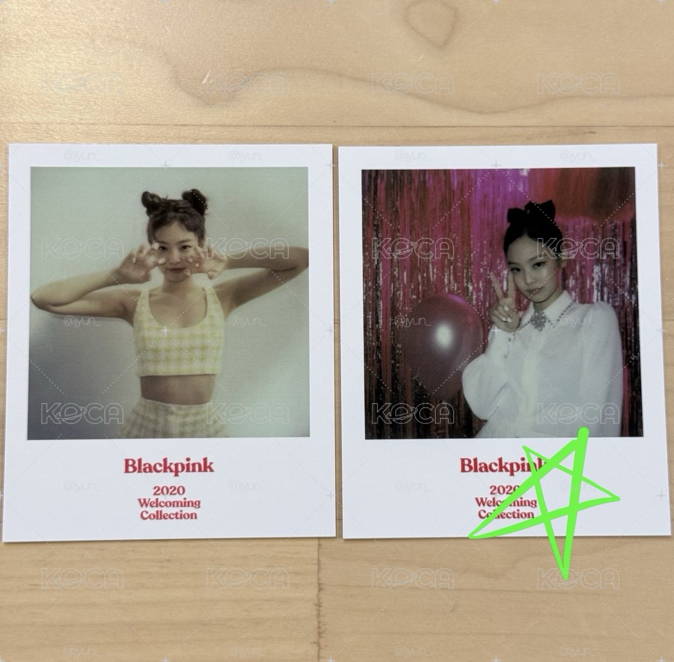 <JENNIE>2020年曆拍立得