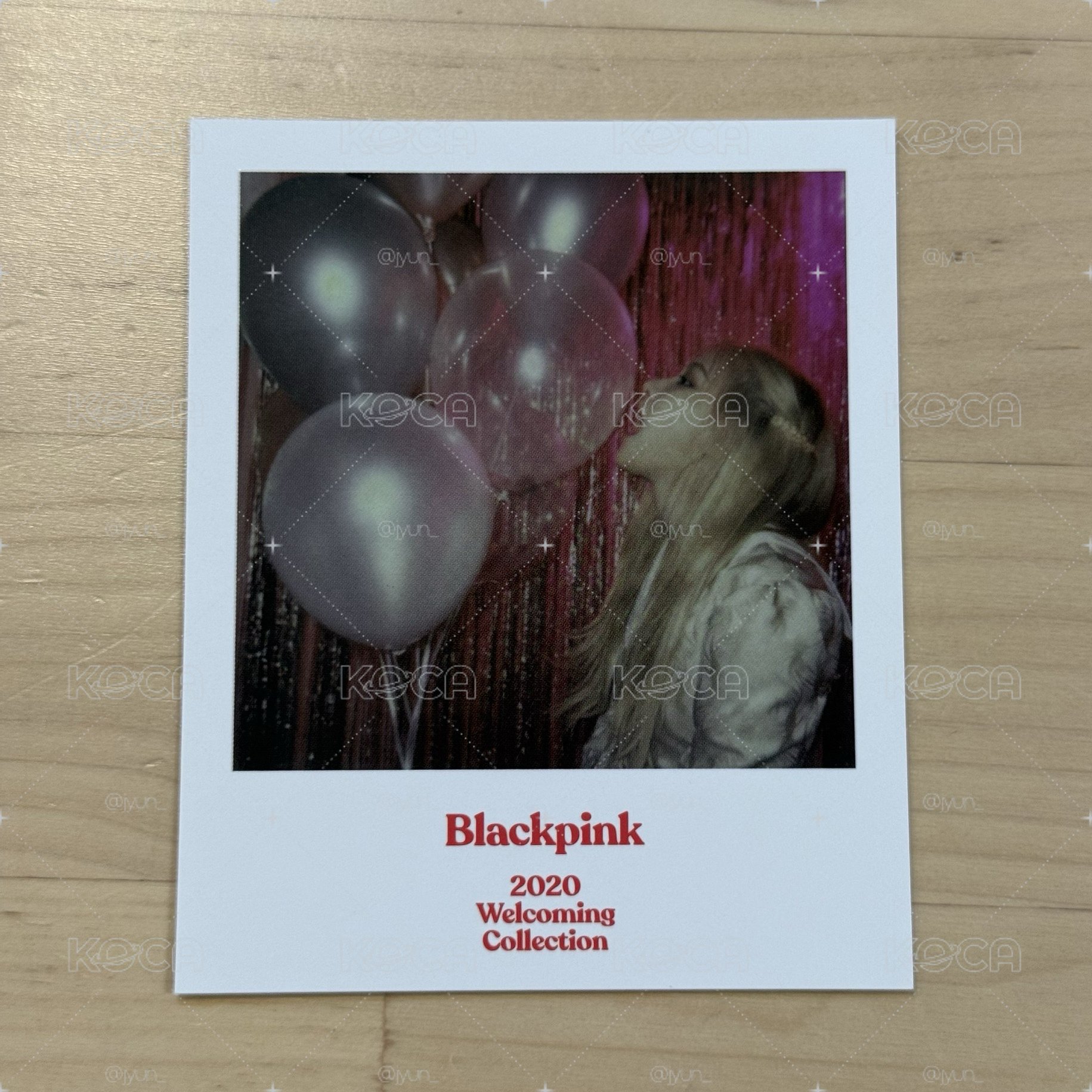 <ROSÉ>2020年曆拍立得卡