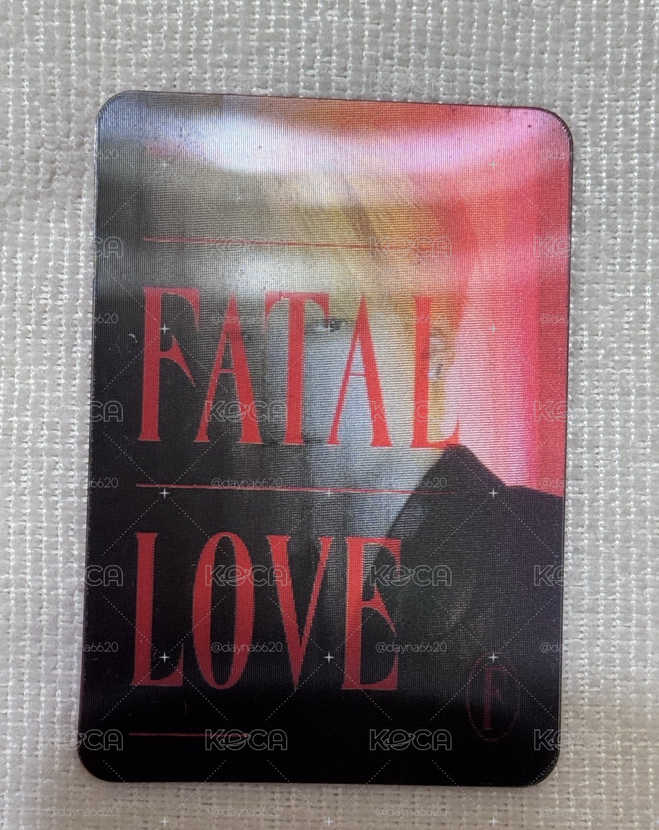 MONSTA X FATAL LOVE 變化卡 MINHYUK