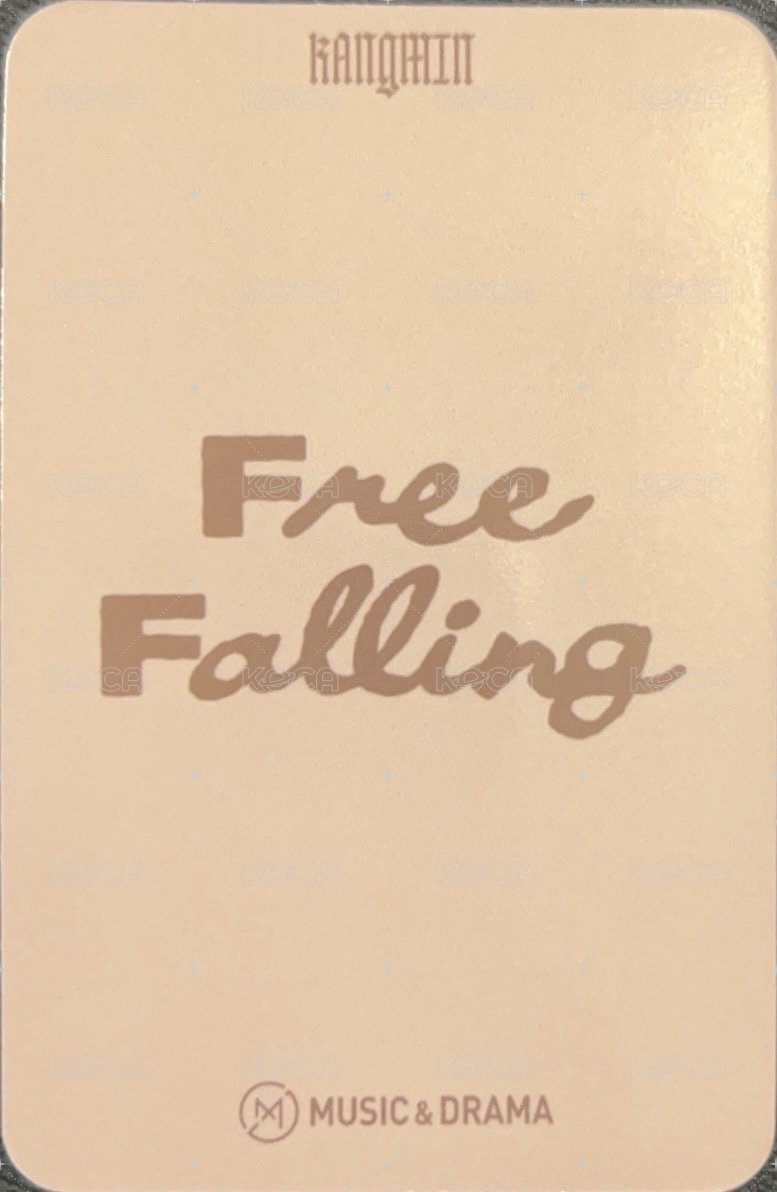 Free Falling md 線下 簽售卡 熊熊ver. 背面