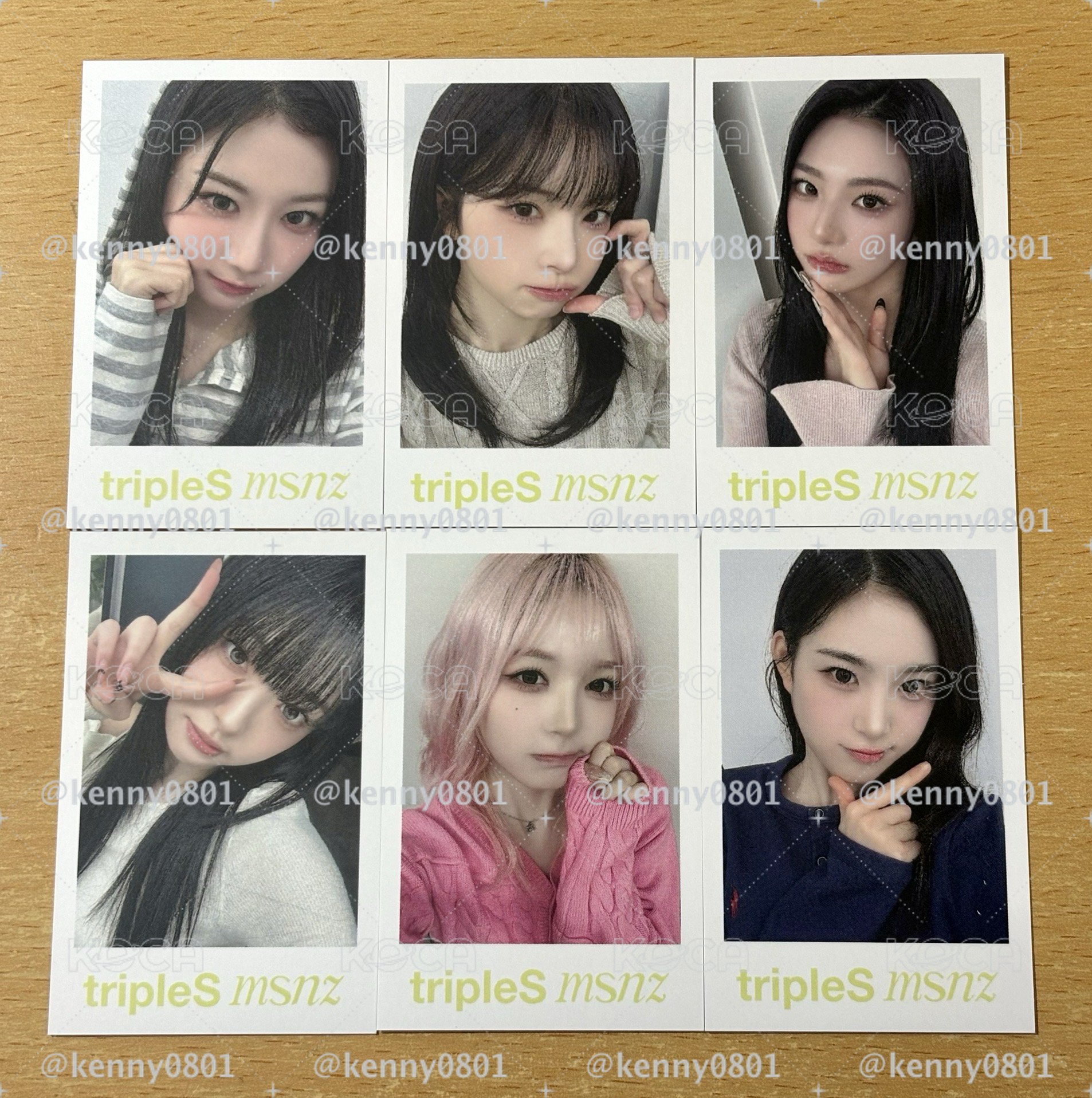 tripleS msnz S11 S17 S21 Everline EL 特典 小卡