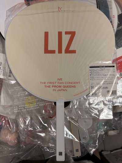 （現貨 紙箱寄出 可當日寄出）Ive Liz 2023 日訊 fm 大扇 扇子