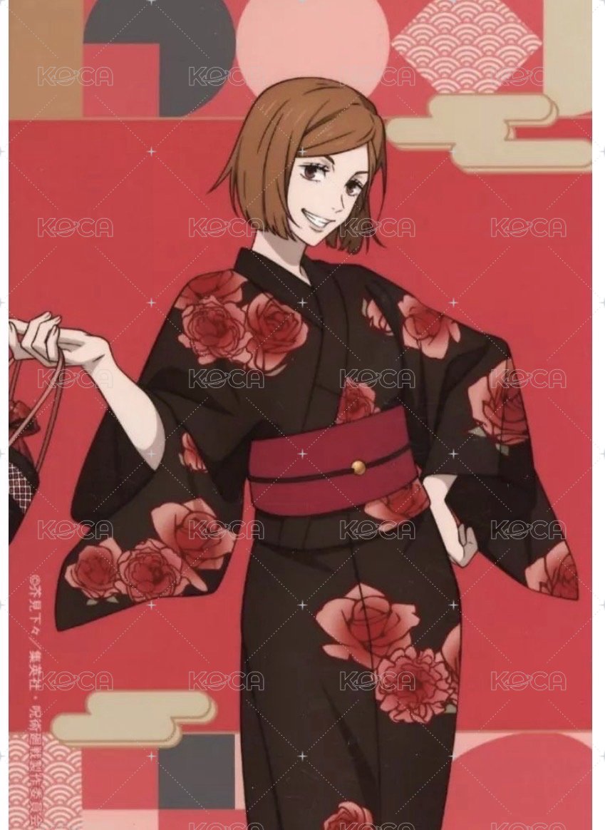 咒術迴戰 浴衣系列 相卡  背面