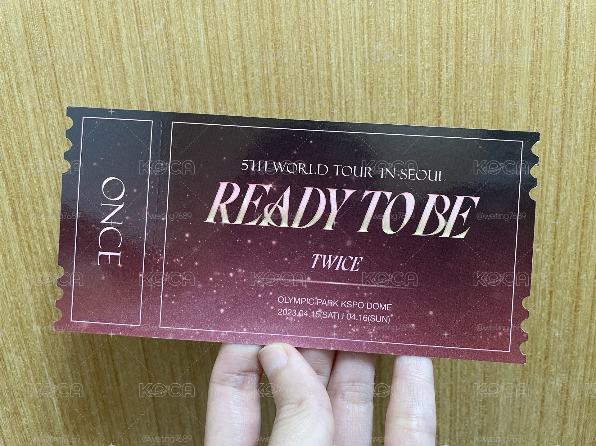 Twice_五巡演唱會DVD票卡