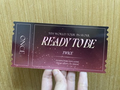 Twice_五巡演唱會DVD票卡