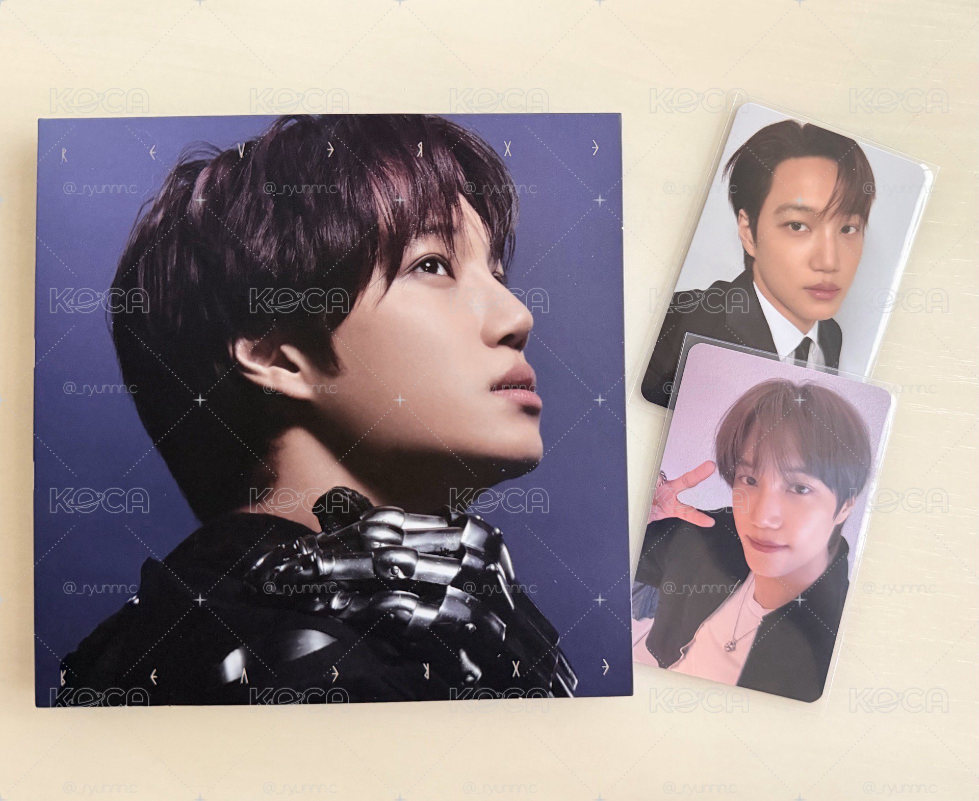 EXO 8輯 Kai ms簽售卡+全專🐻