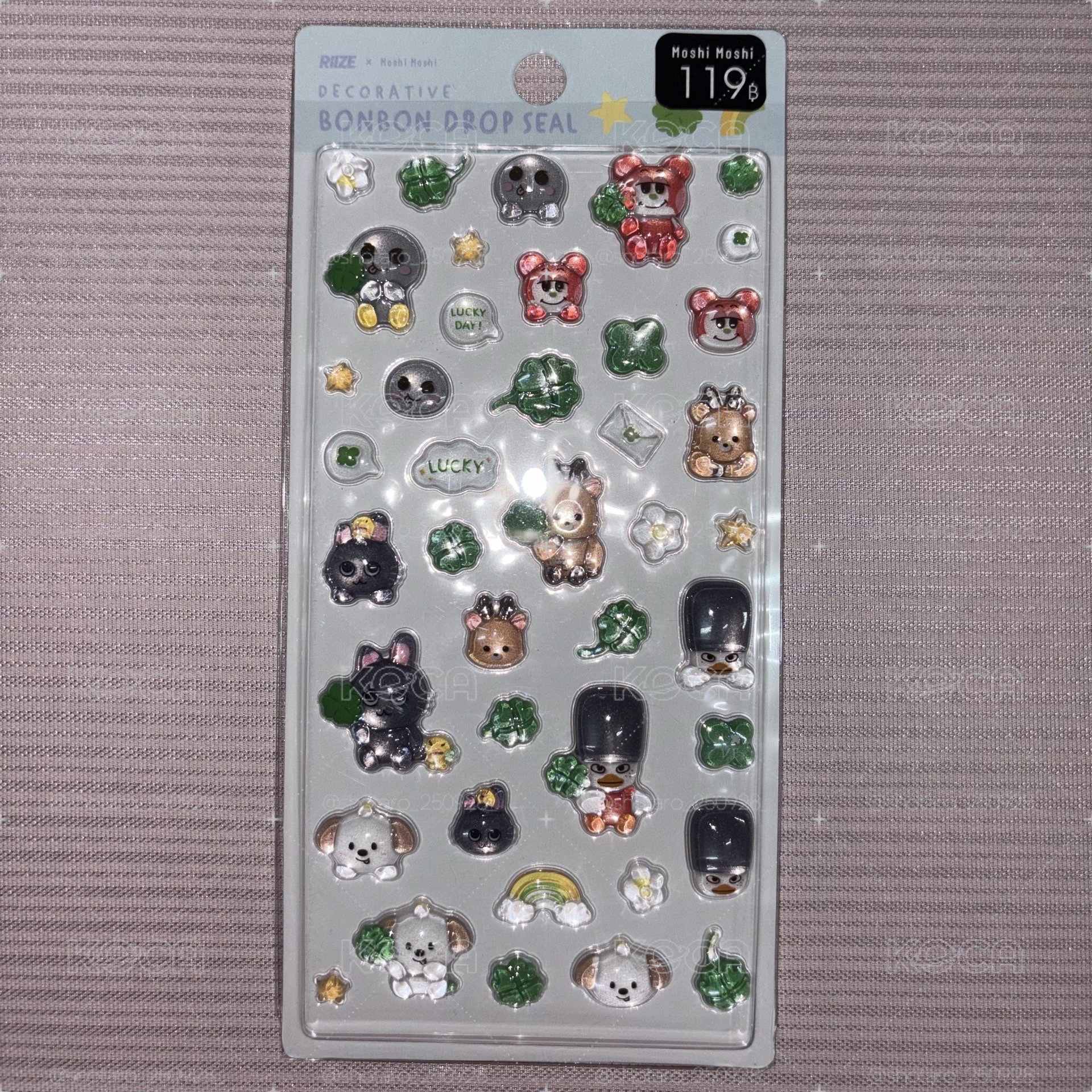 MOSHI 立體貼紙（BONBON ver.）
