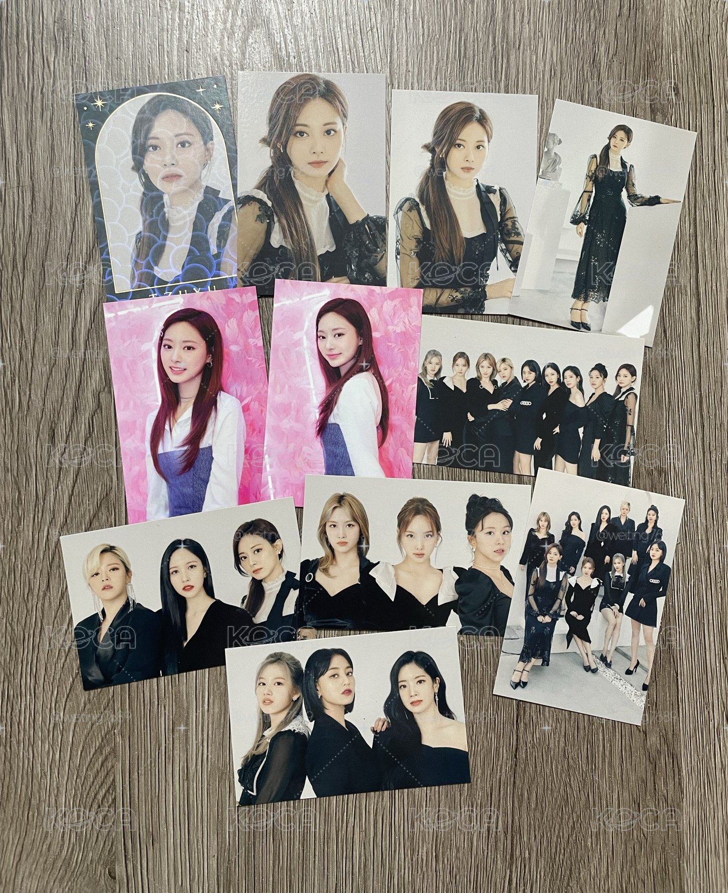 TWICE_四巡演唱會隨機卡Trading cards：子瑜卡組