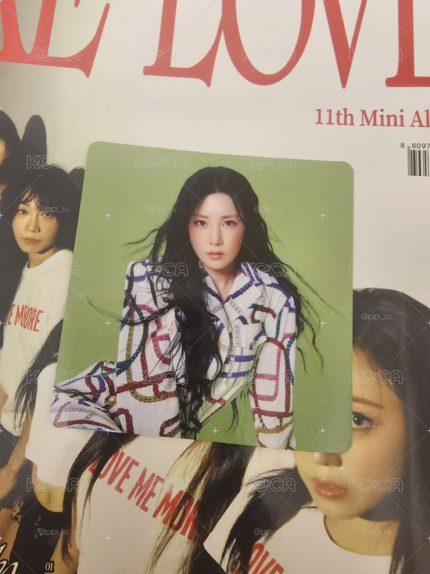 Apink 快閃咖啡廳 杯墊卡