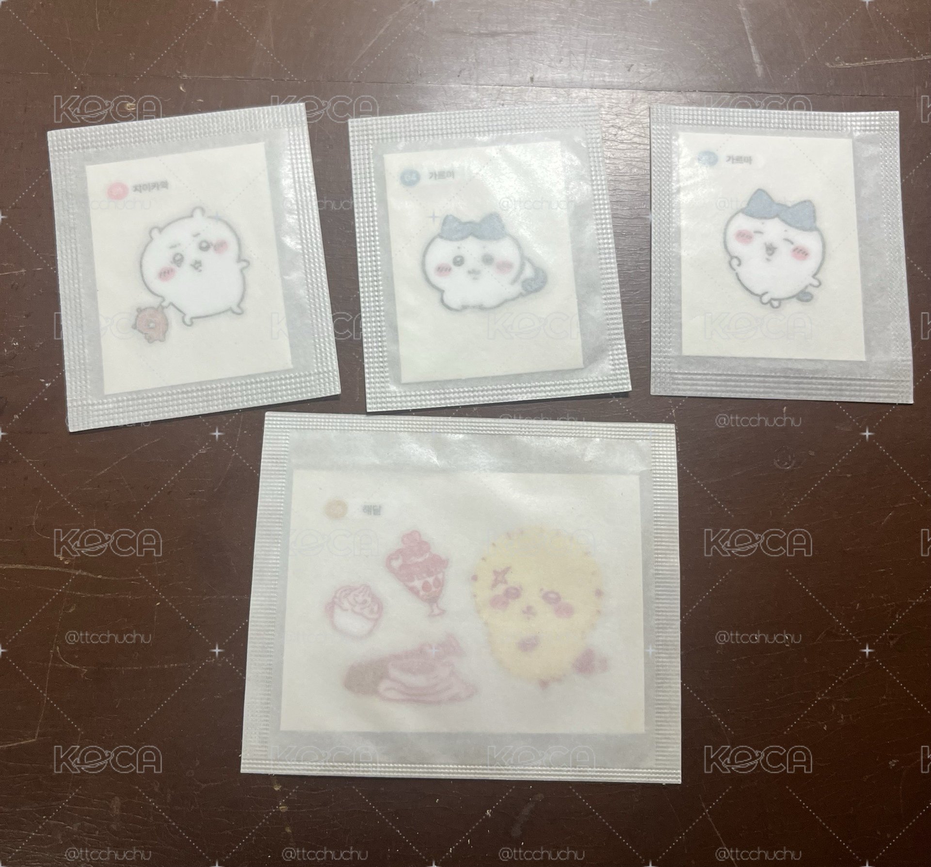 吉伊卡哇貝果餅乾聯名貼紙