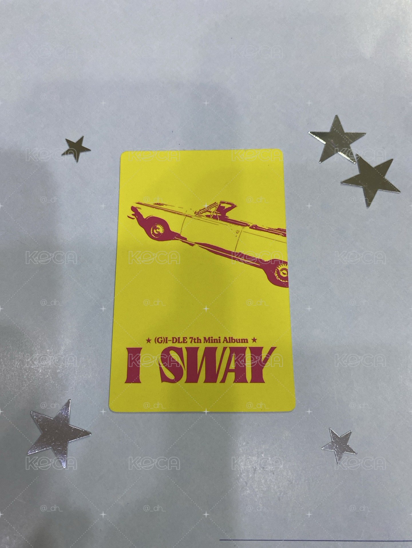 I SWAY 專輯卡 電子專專卡