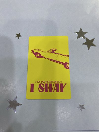 I SWAY 專輯卡 電子專專卡