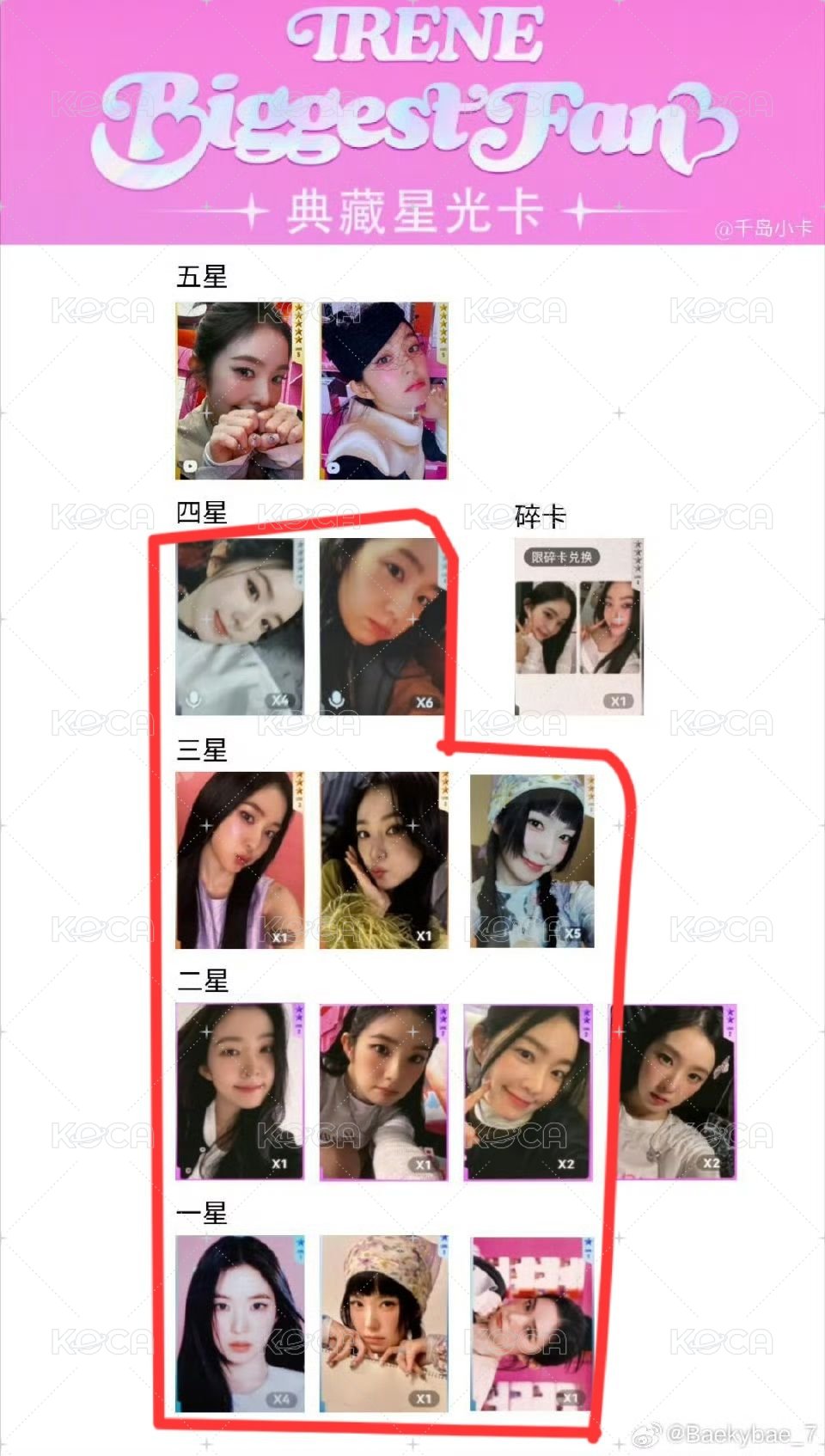 各一