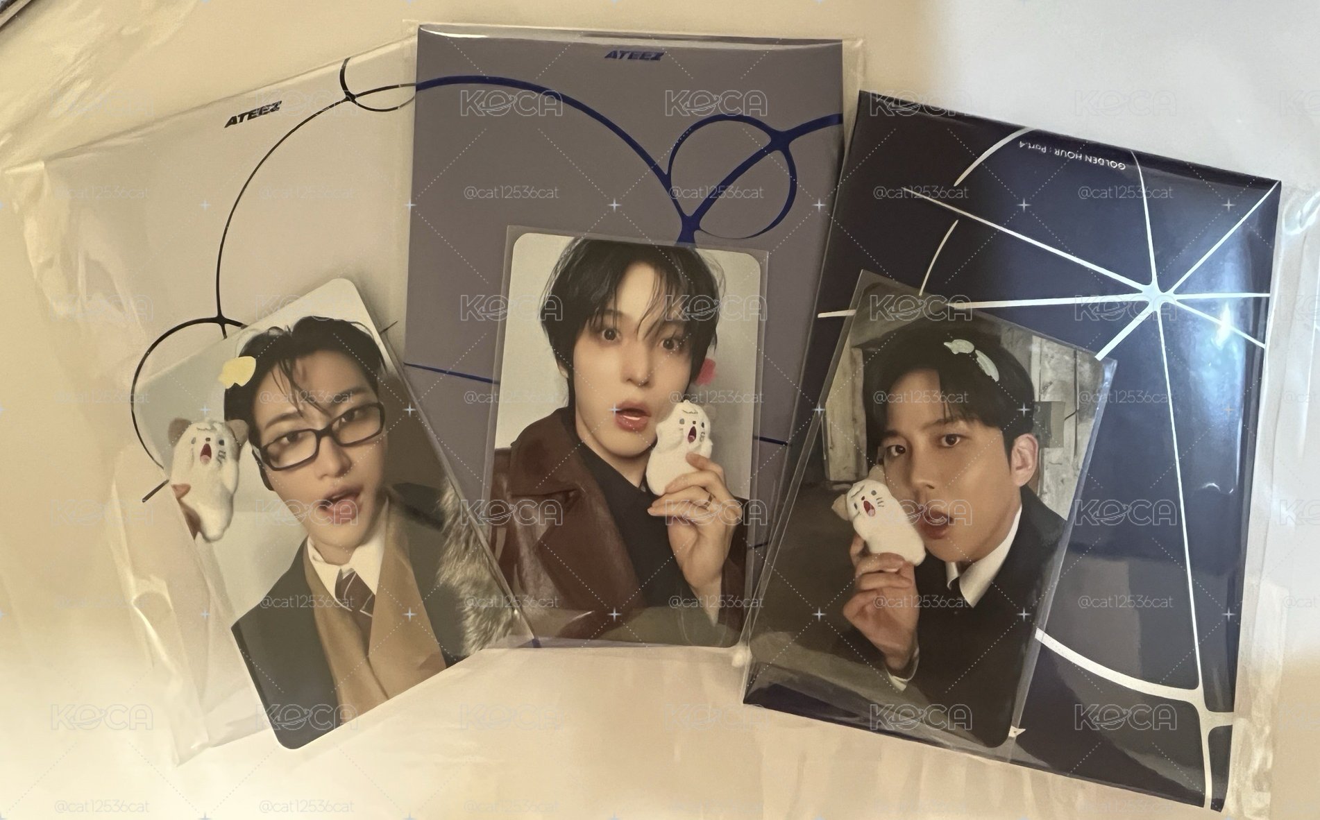 GH4 ms 特典卡 喵ㅇ0ㅇ ver. 星潤鍾🐰🐶🐻