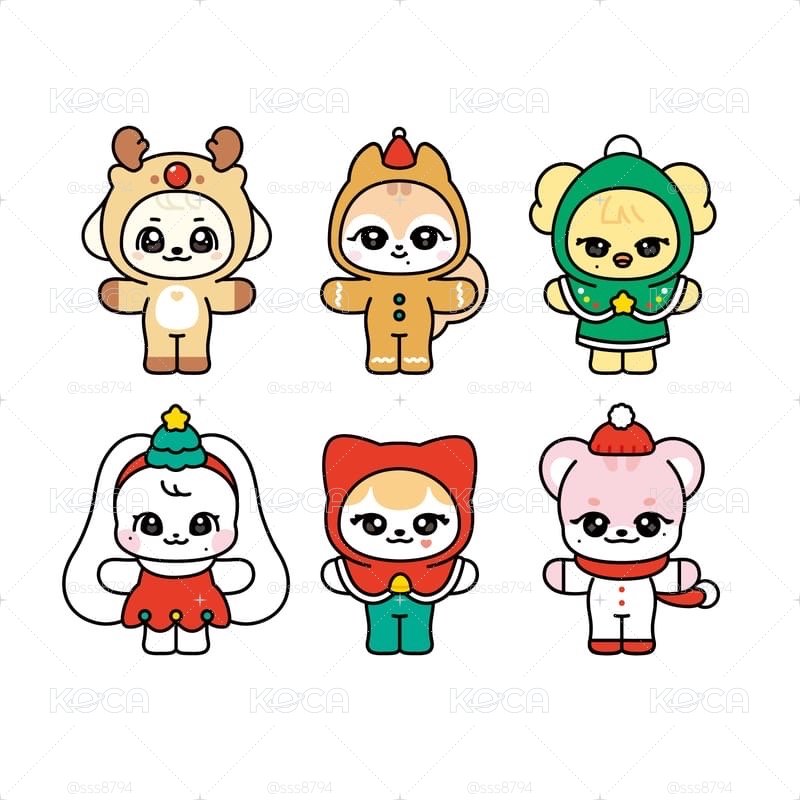 現貨全新 minive 聖誕娃(含卡)