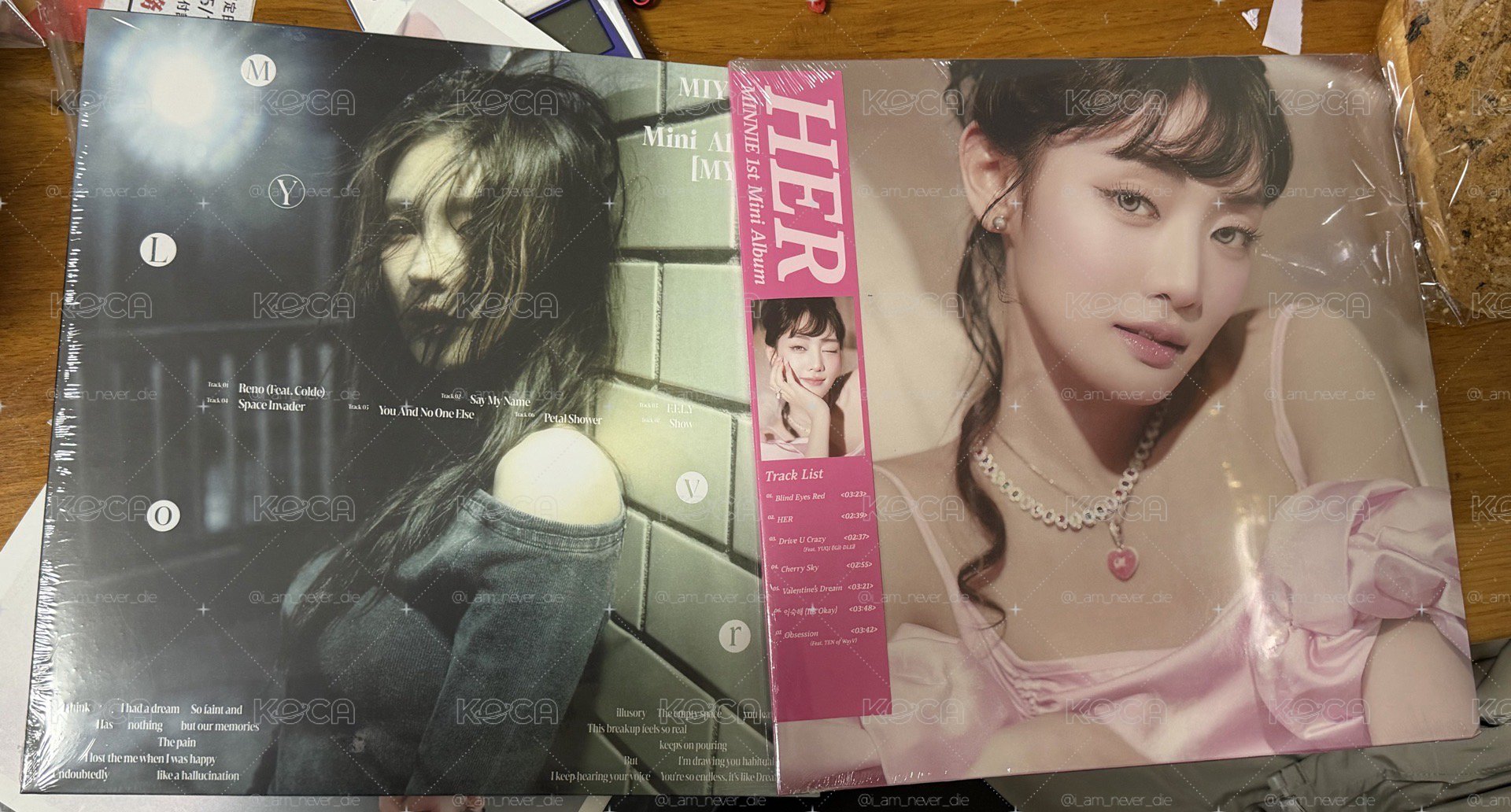米妮Minnie 黑膠二販（彩膠）薇娟透膠 solo1 solo2 未拆