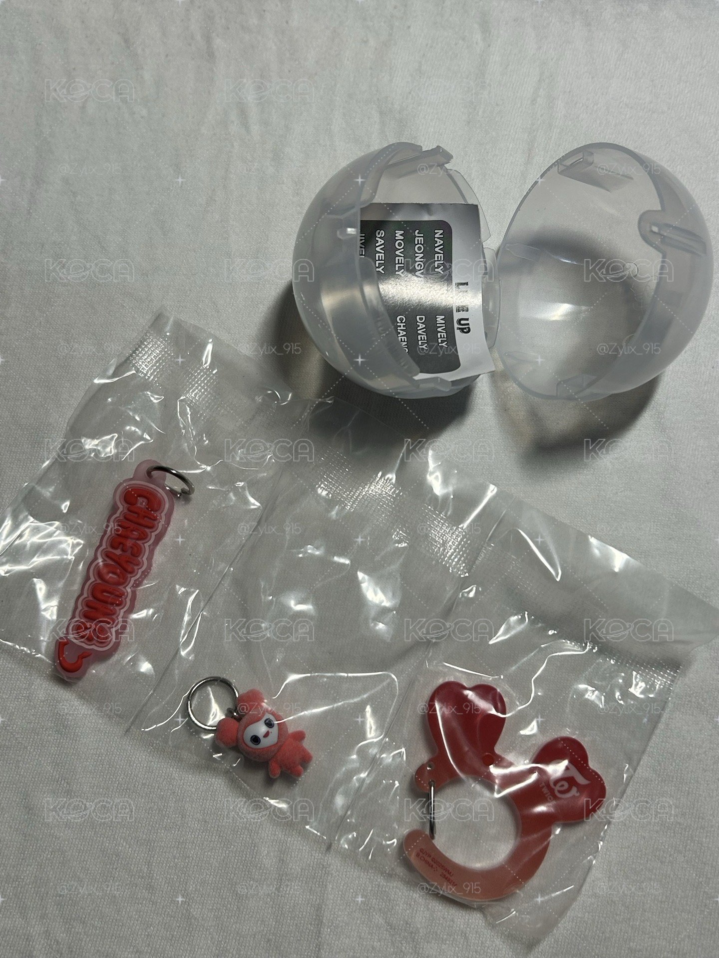 彩瑛 登山扣扭蛋吊飾