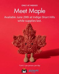 加拿大限定 jellycat x indigo 楓葉🍁