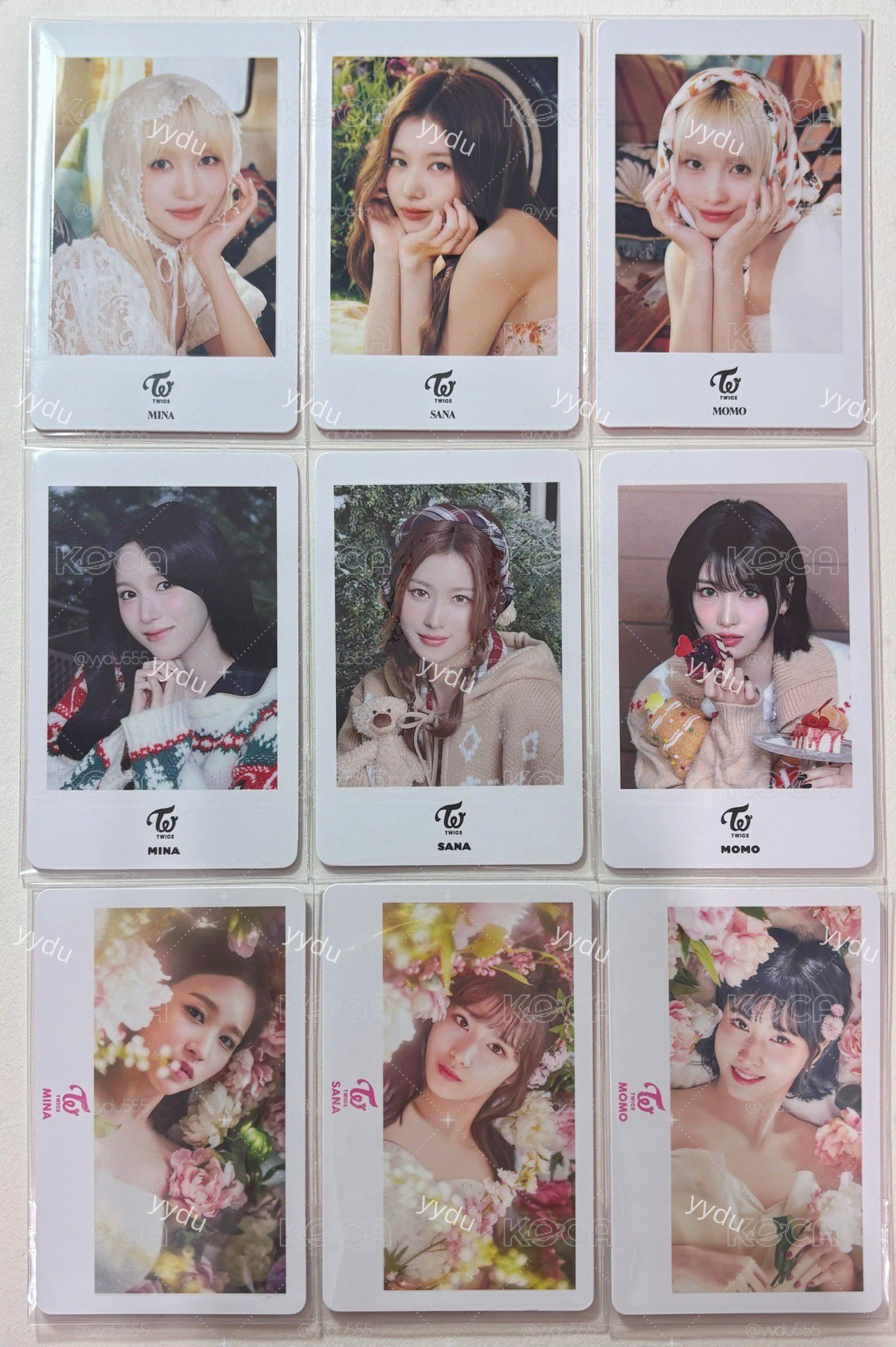 ✅現貨✅Twice Misamo Mina/Sana/Momo 三人小卡盤售