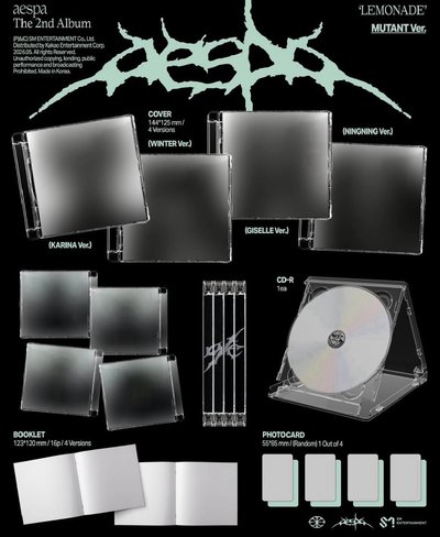 aespa LEMONADE 專輯 含特典/應募卷 MUTAN Ver 單封 日本通路
