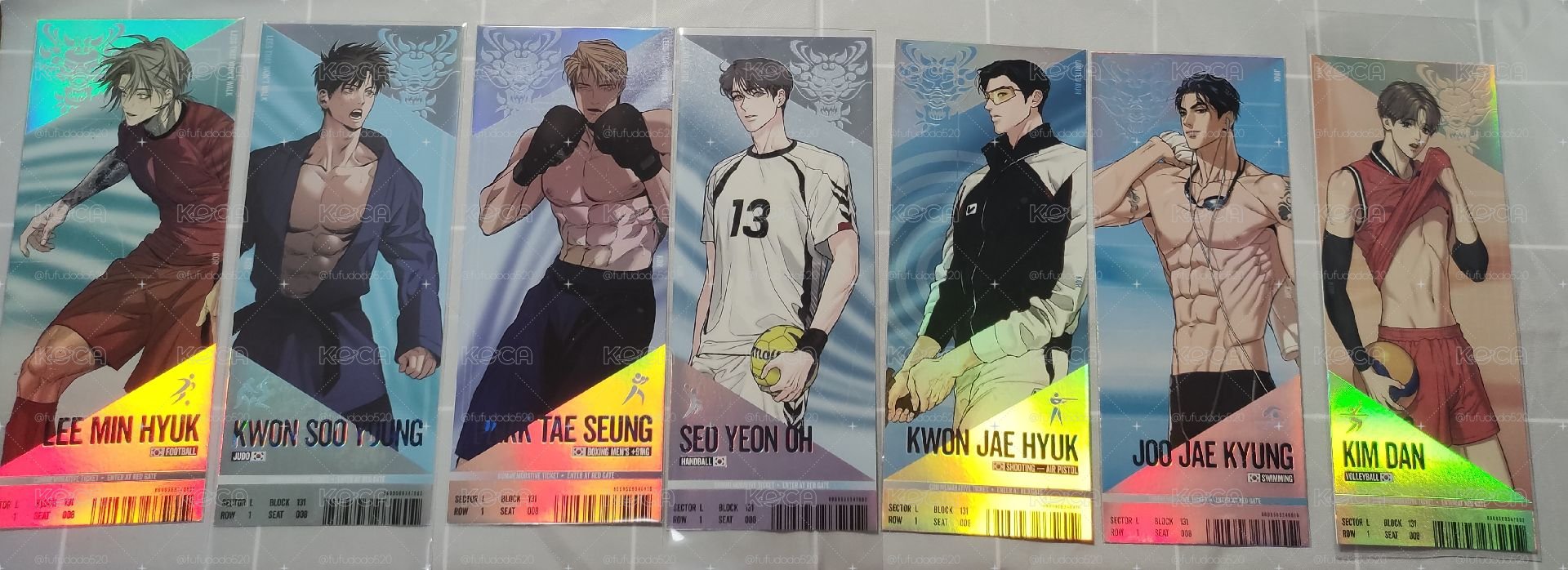 BL韓漫 team lezhin 雷射票根 jinx limited run