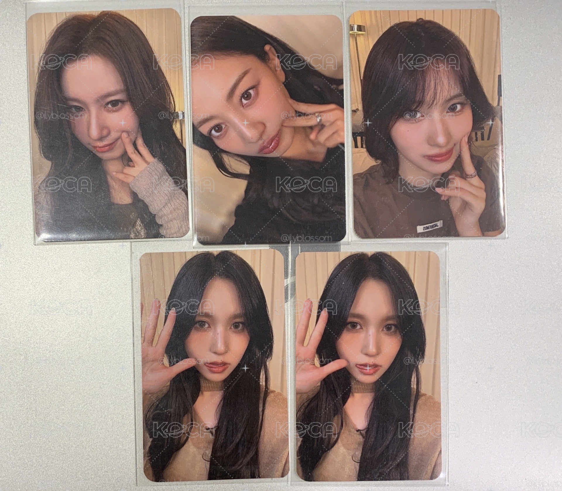 Twice wowpass 自拍特典卡 戳臉紗 比五南 戳臉效 戳臉桃