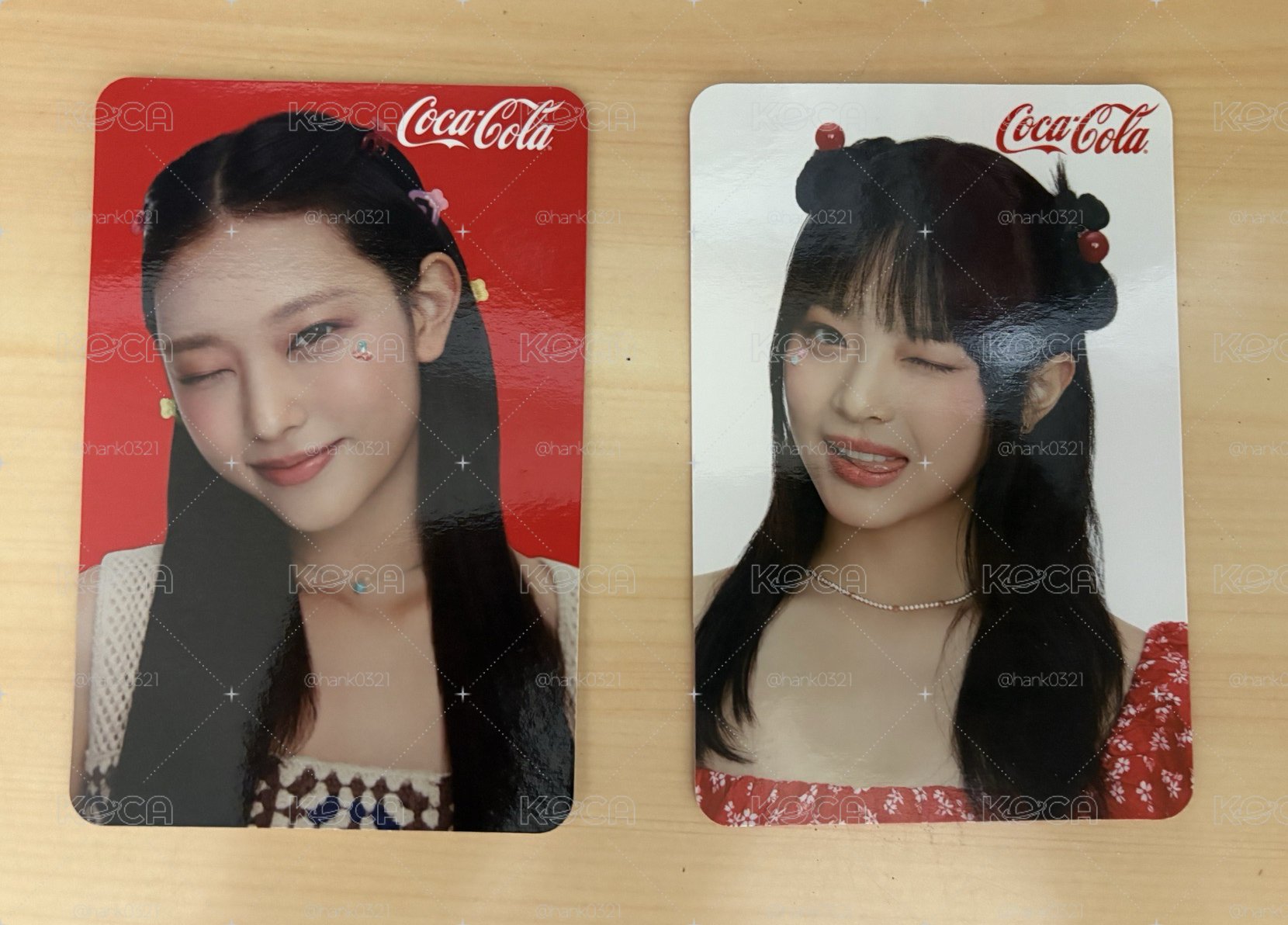 哈尼 貓 可樂卡 2張合售
