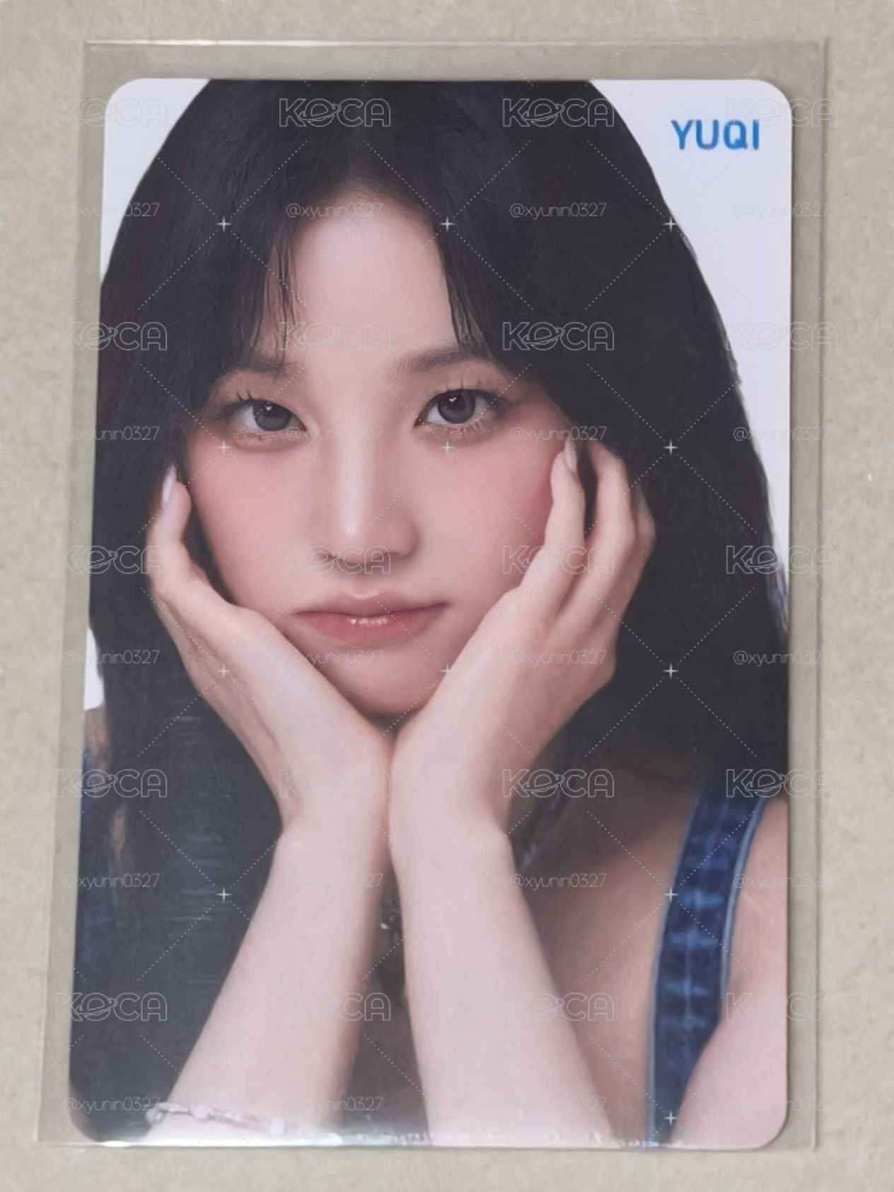 i-dle官方限量yuqi雨琦 全家will 謂乳酸奶全家代言小卡