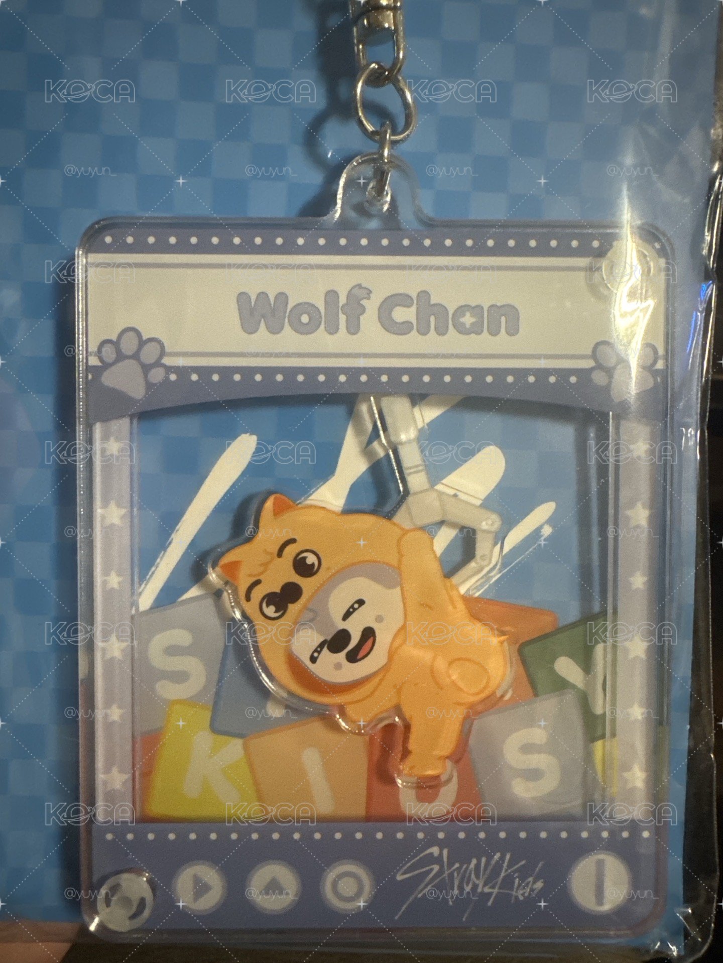 wolf燦吊飾