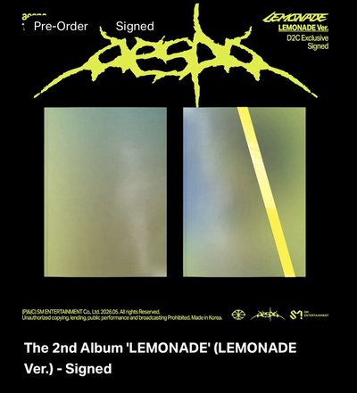 aespa 正規二 LEMONADE美網親簽代購