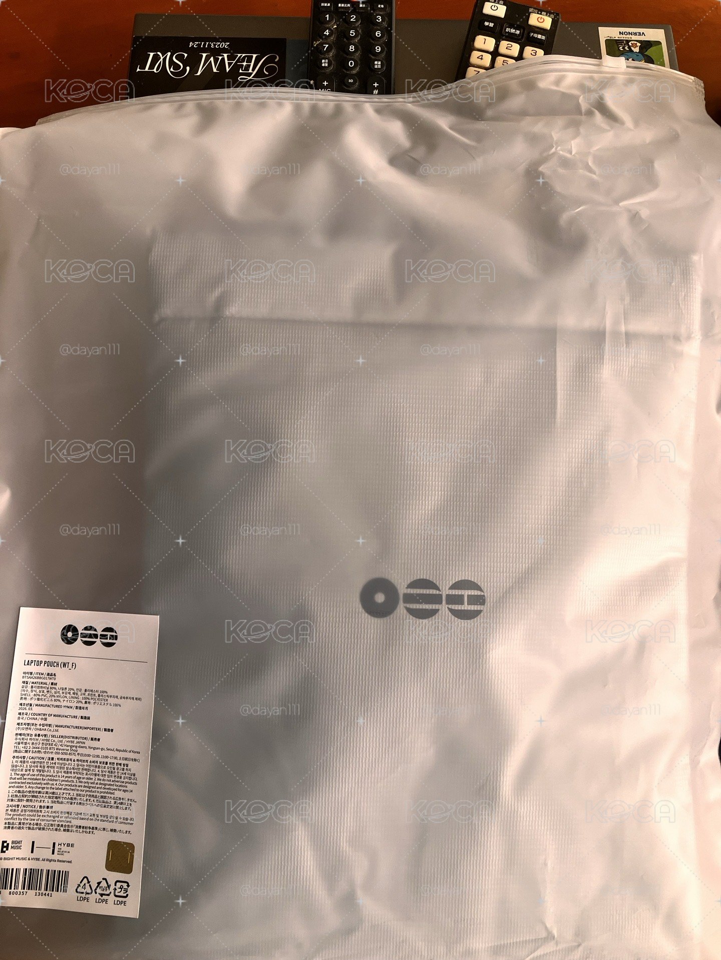 BTS ARIRANG Laptop Pouch 筆電 平板包 現貨