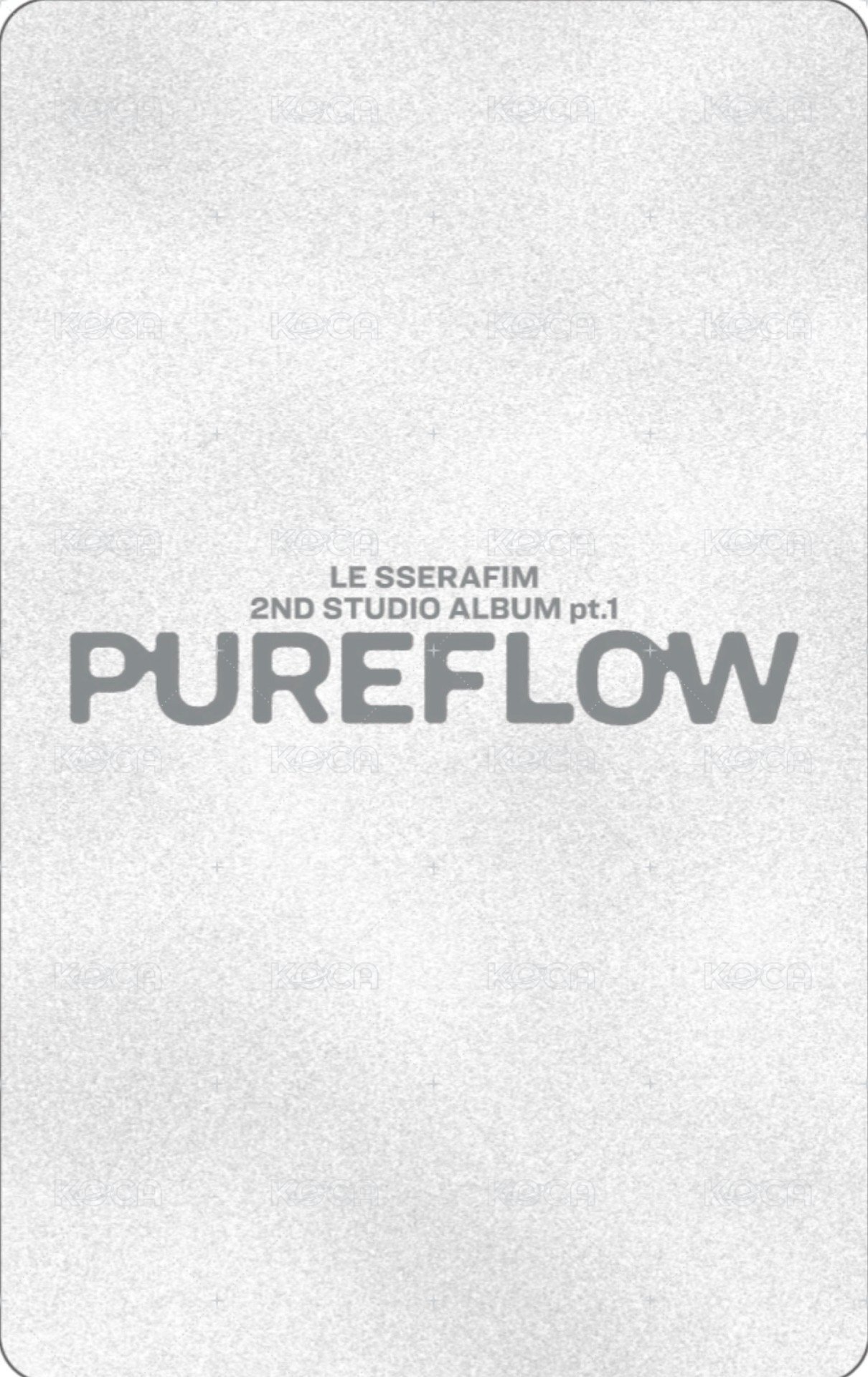 PUREFLOW 日咖 1.0 幸運卡  背面