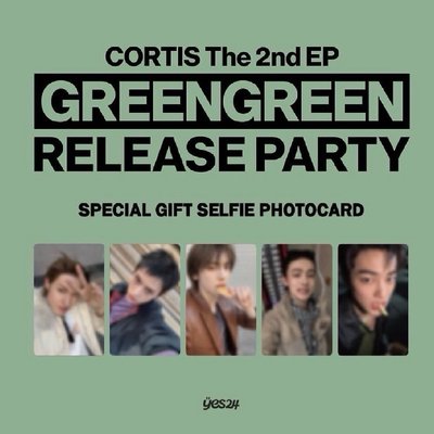 CORTIS 迷你2 “GREENGREEN”  阿拉丁 yes24 Release Party 特典卡 