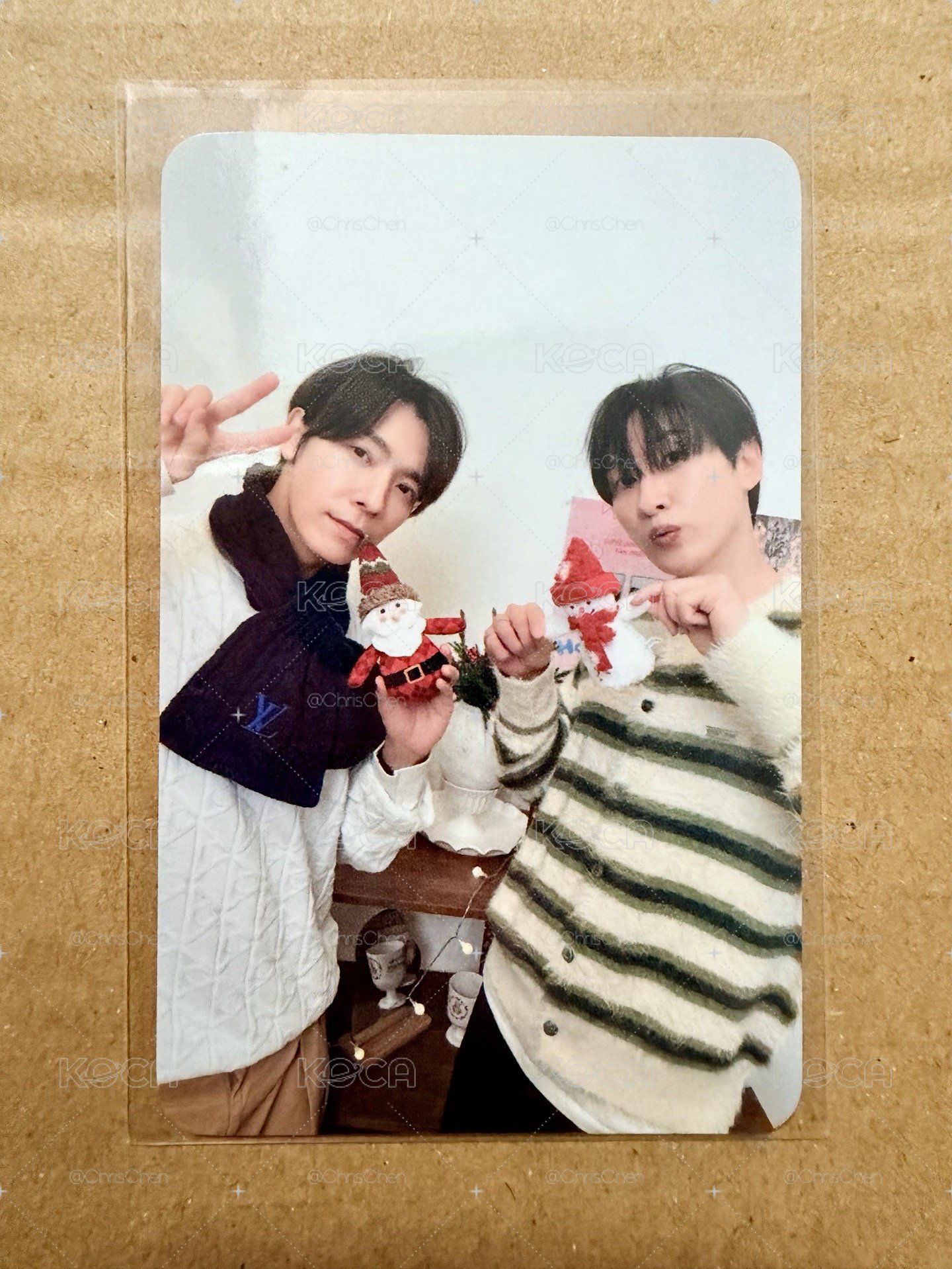 銀赫 FANCON 兔子🐰外套+2025 D&E聖誕節電影直播小卡 Set