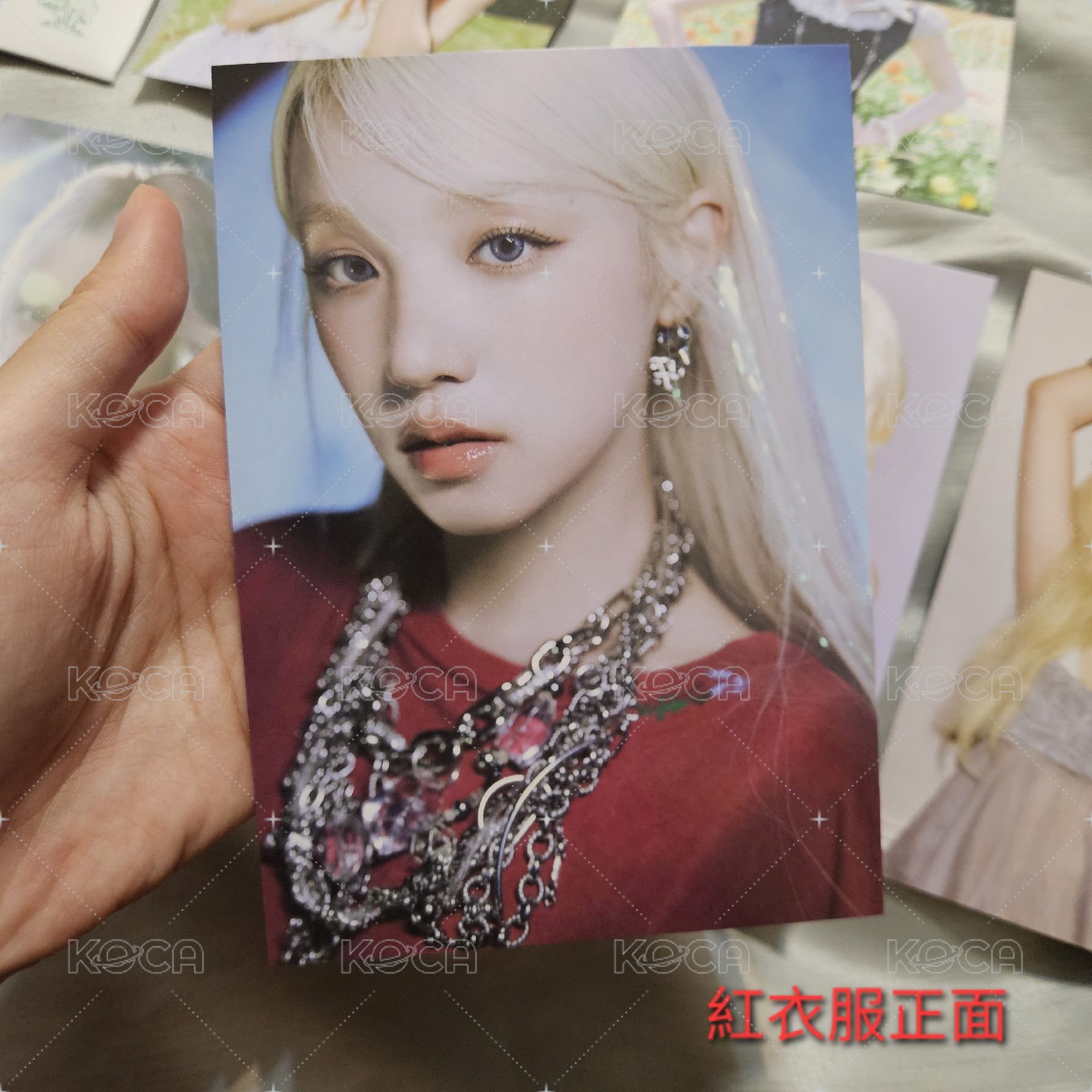 雨琦 Motivation 快閃店 明信片 拆售 紅衣服款，無瑕疵，近全新