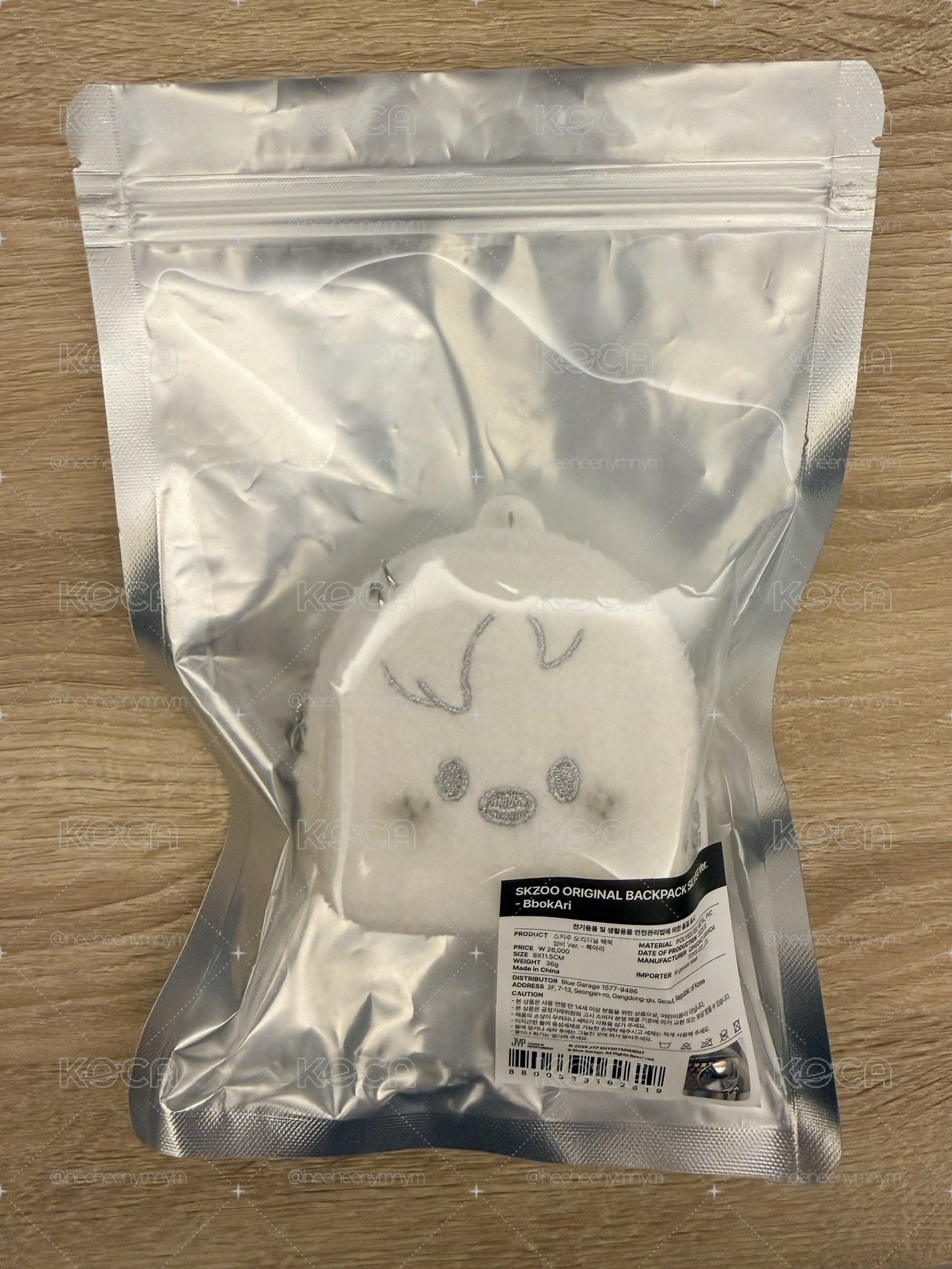 安可場週 銀色小後背包（菲）