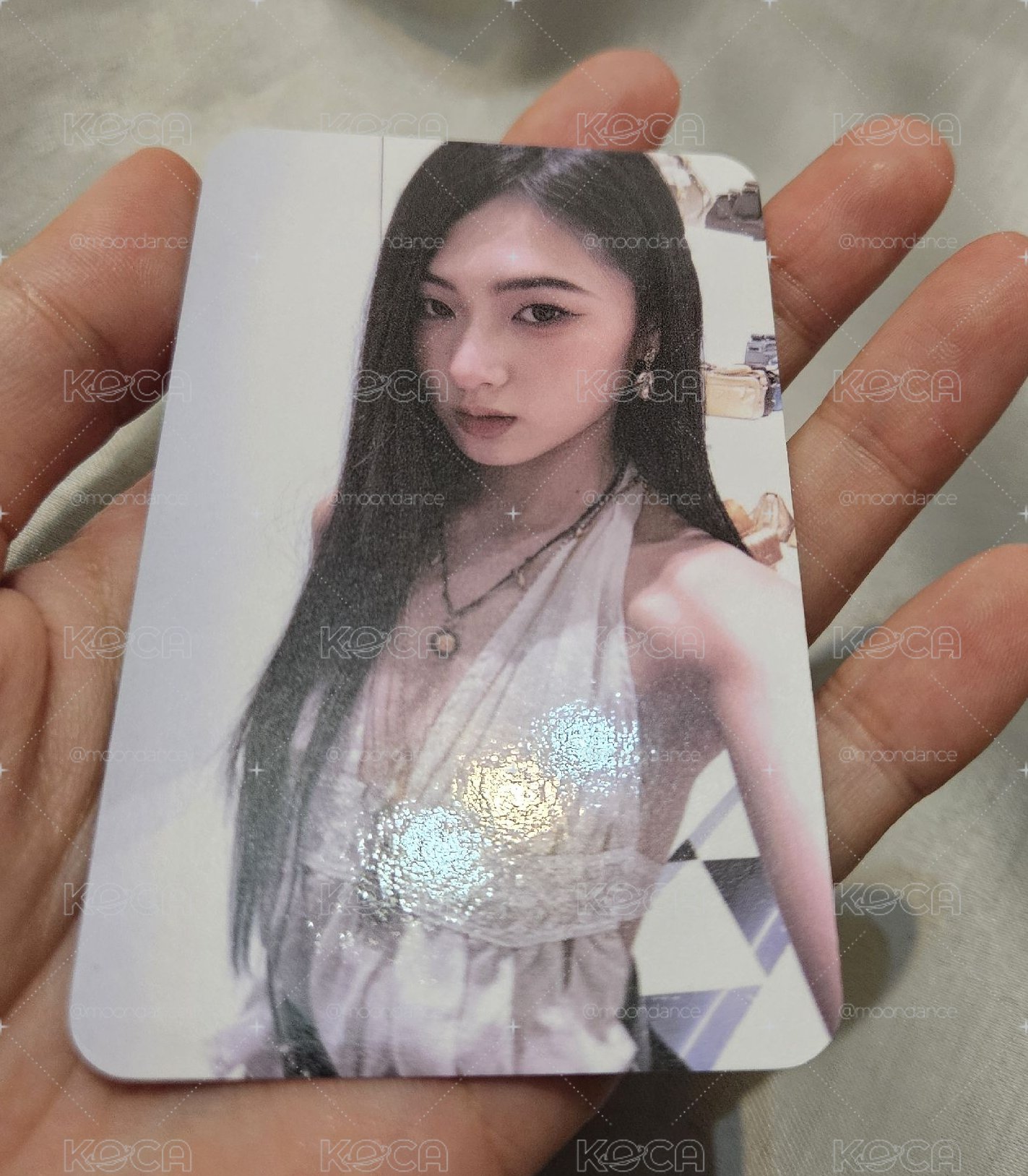 315 HUR+粉絲見面會 Dolfan 自拍小卡 香蘭，近全新，無瑕疵