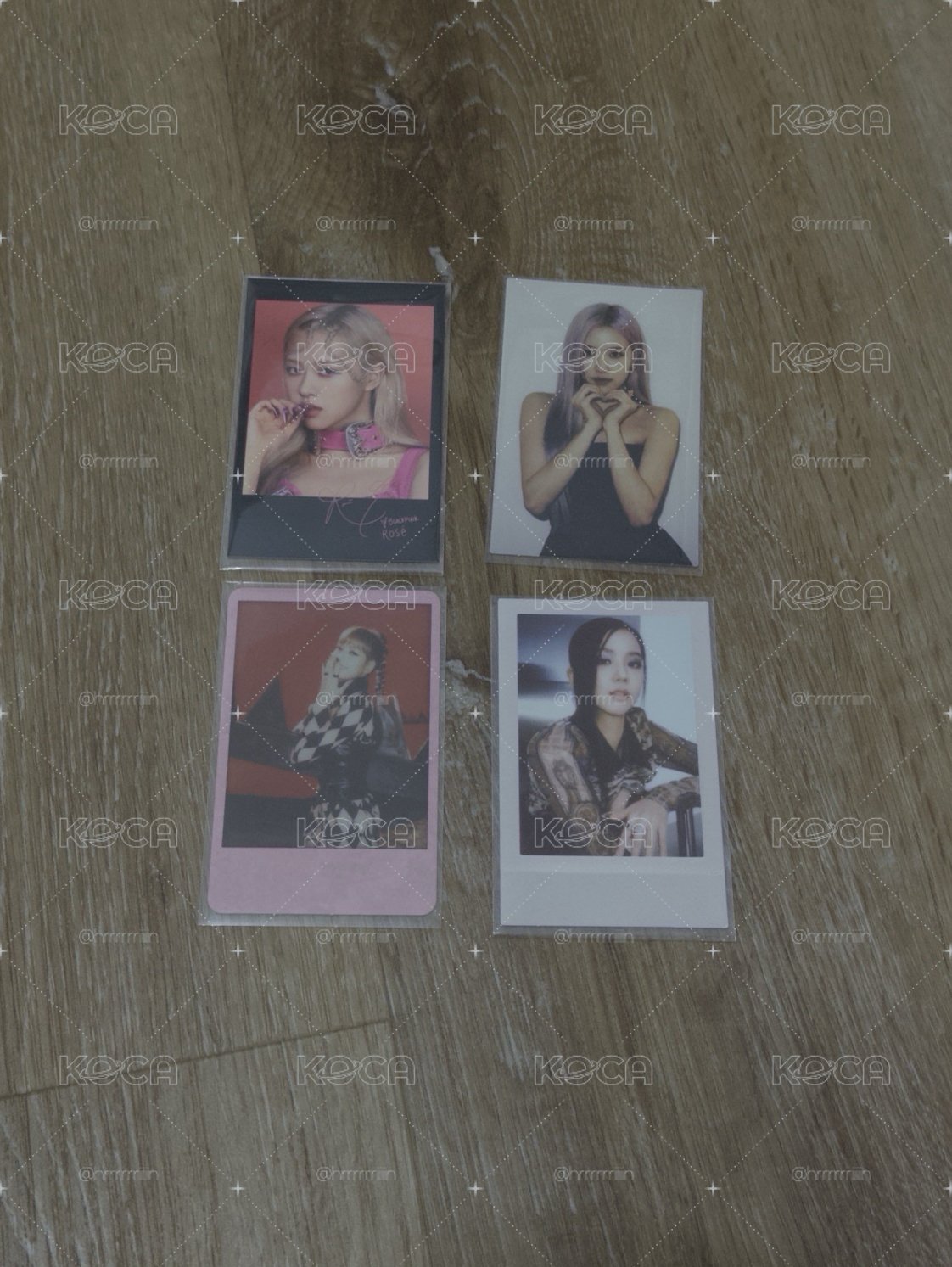 blackpink小卡四張
