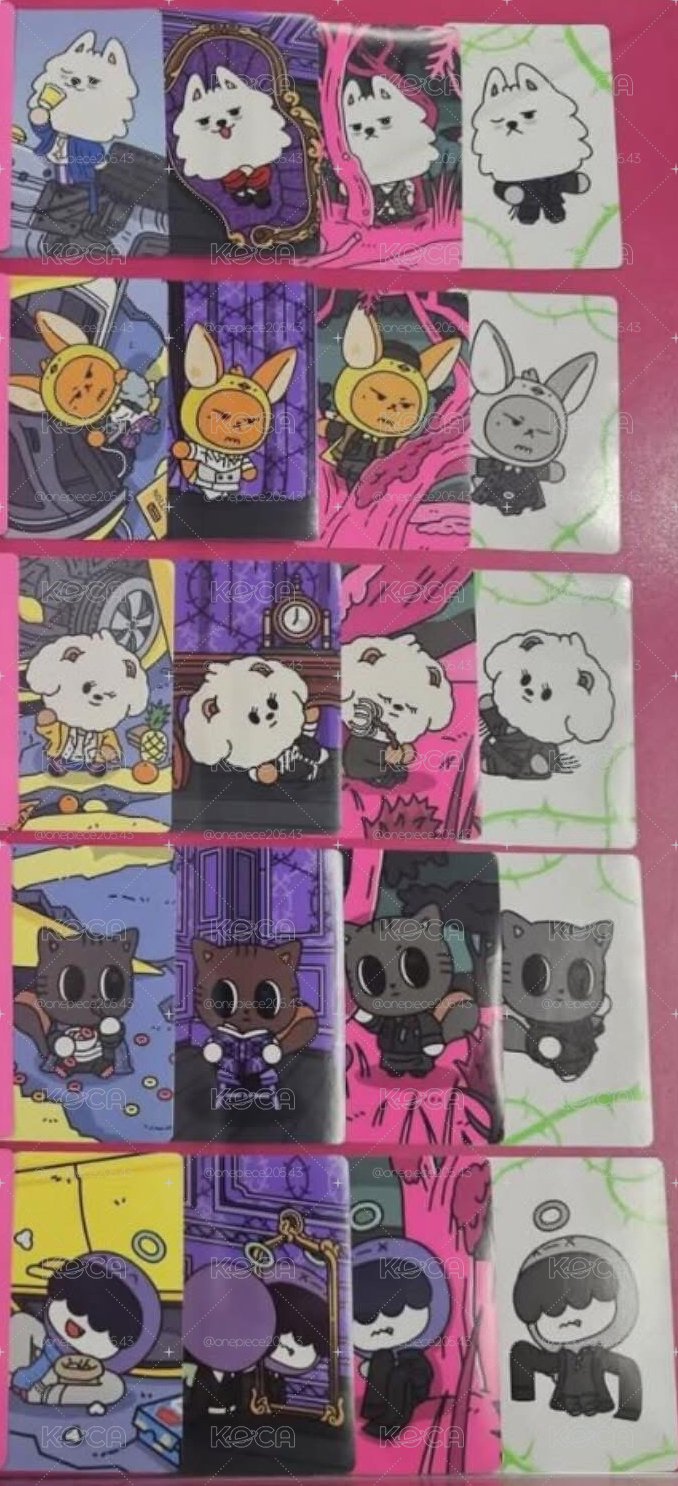 ➕✖️➕｜迷八電子專 角巴貼紙一套