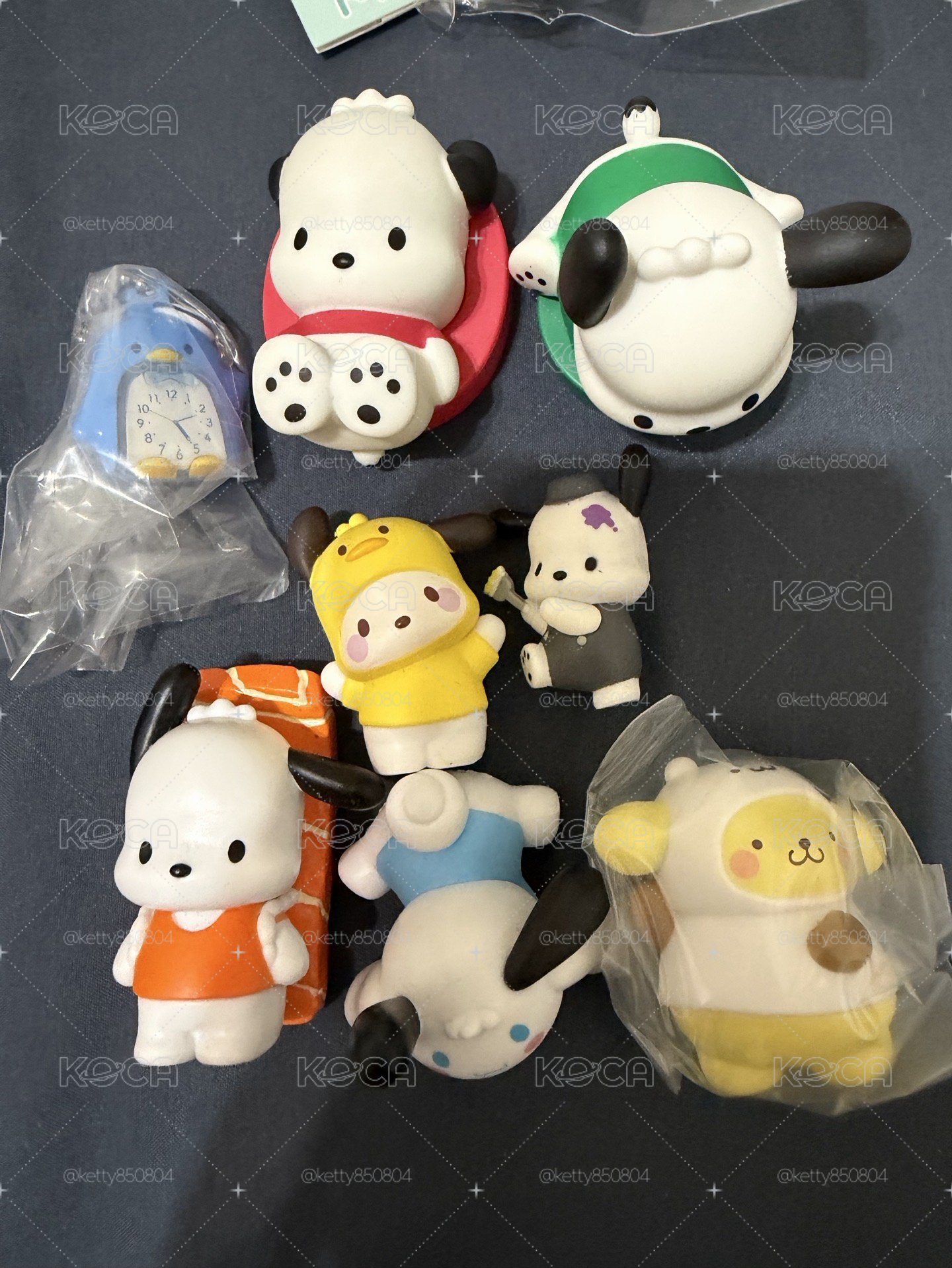 三麗鷗扭蛋 帕恰狗 企鵝 布丁狗