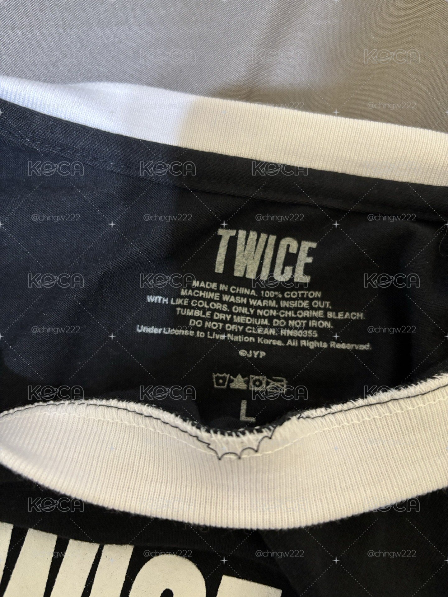TWICE 快閃店｜滾邊上衣L