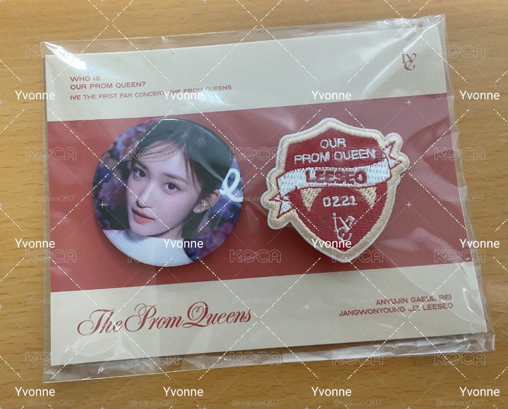 2023 1st fancon 絕版官方徽章別針 SET 李瑞