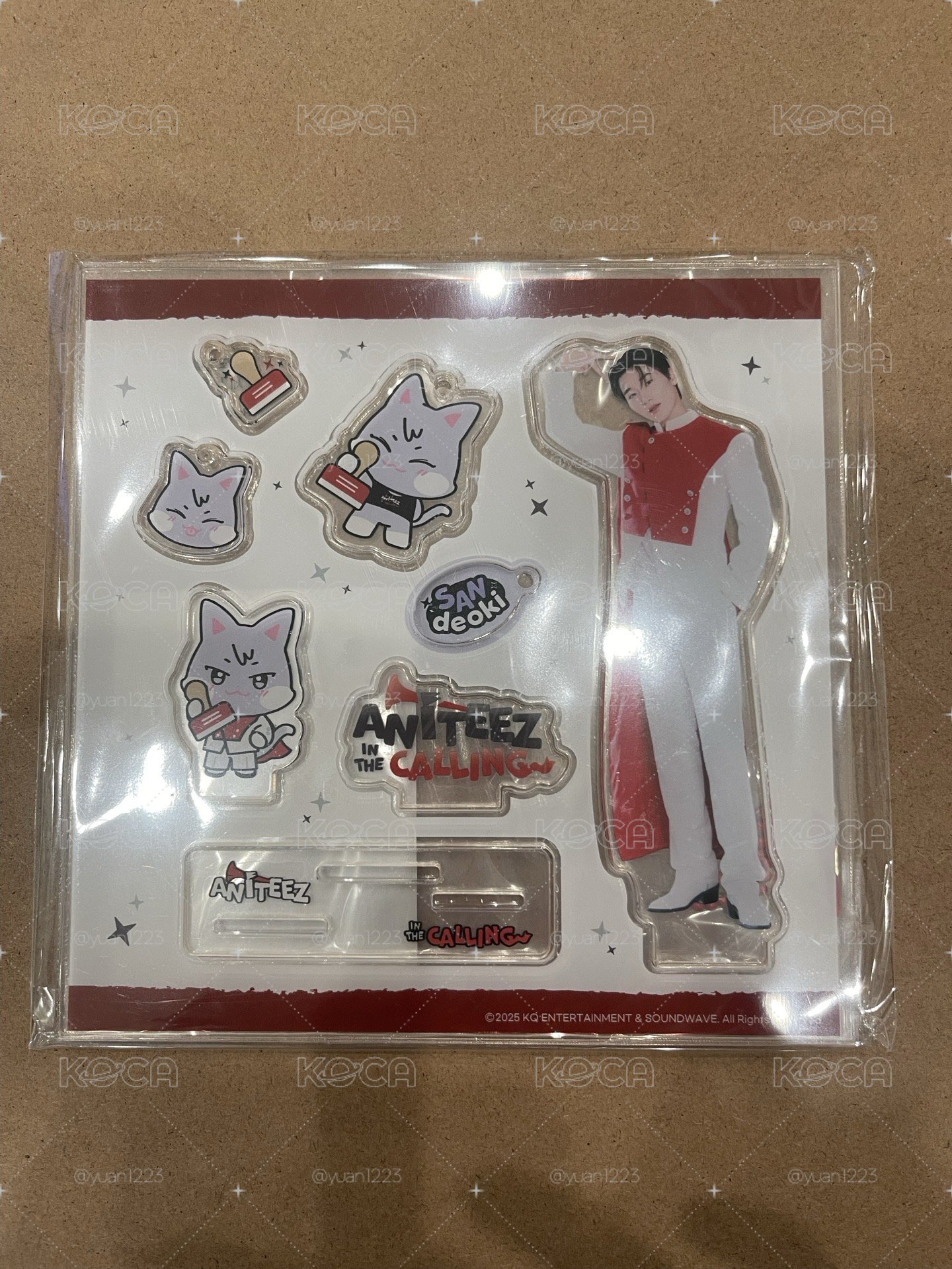 ATEEZ in the calling DIY立牌崔傘