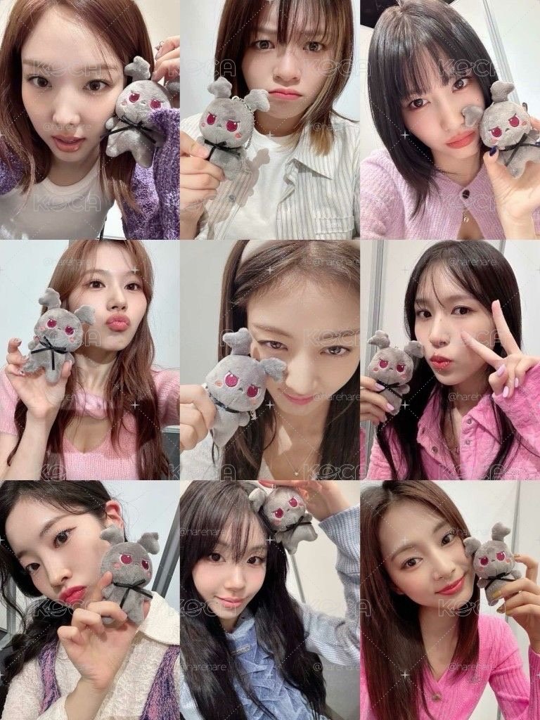 Hare Hare 1004 閃電娃 （TWICE背過同款娃）