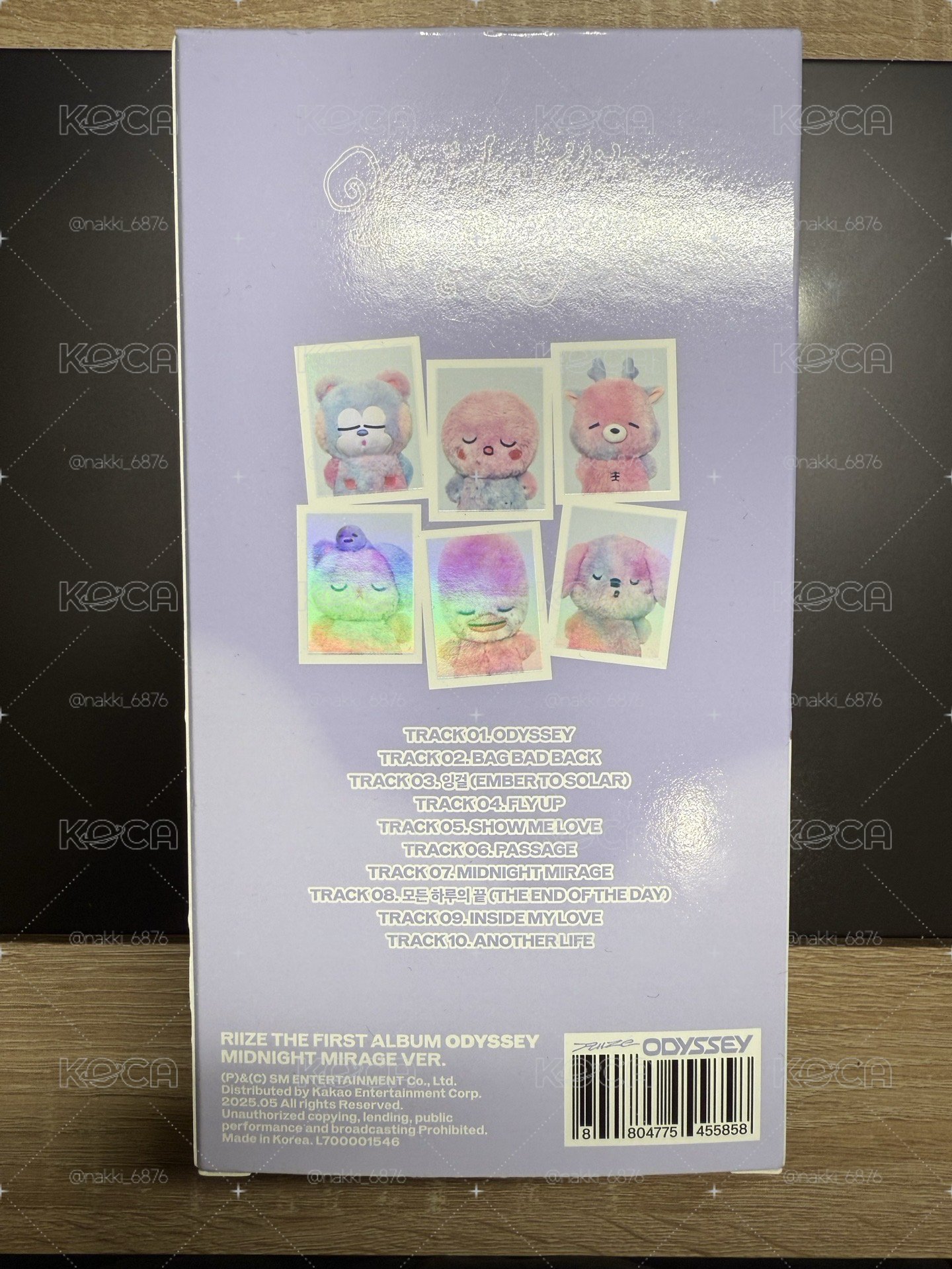 RIIZE ODYSSEY 成燦 娃專