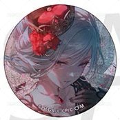 細閃vol.52 B 徽章情人節花後| 日野森雫- 細閃徽章/グリッター缶バッジ
